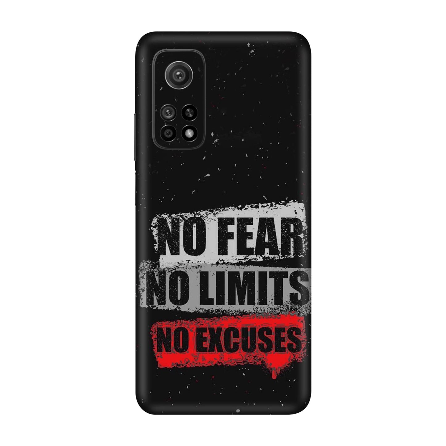 No Fear No Limits Mobile Skin For Mi 10T 5g