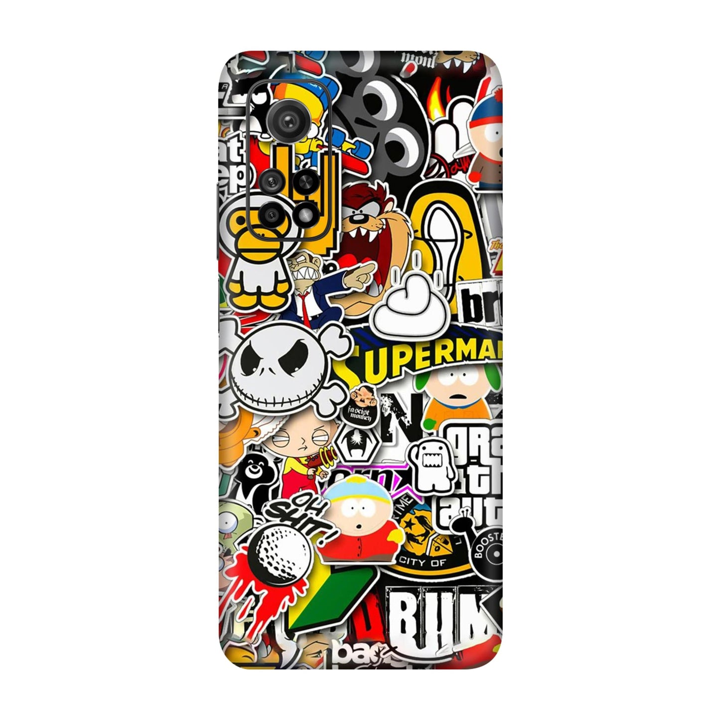 Sukuna Tongue Out Energy Mobile Skin For Mi 10T 5g