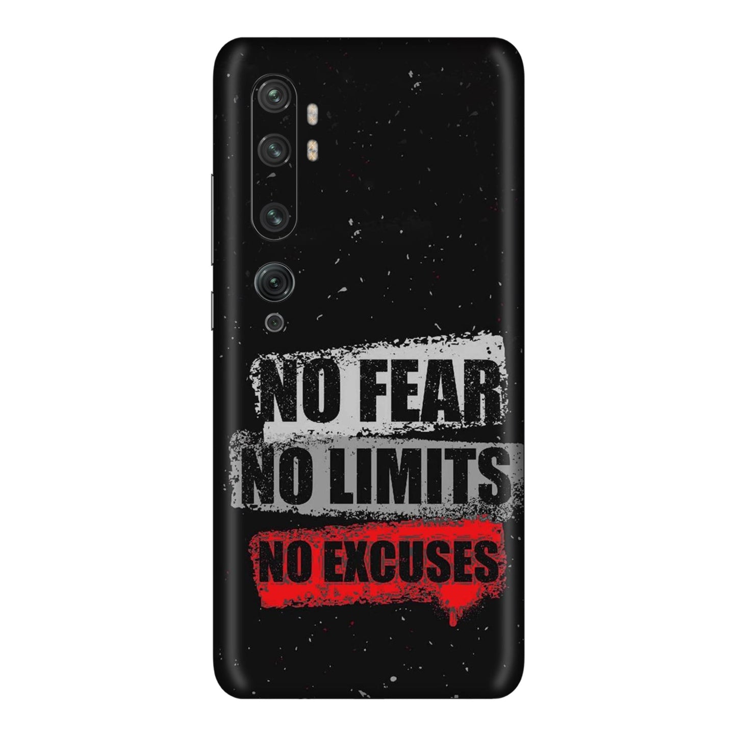 No Fear No Limits Mobile Skin For Mi Note 10