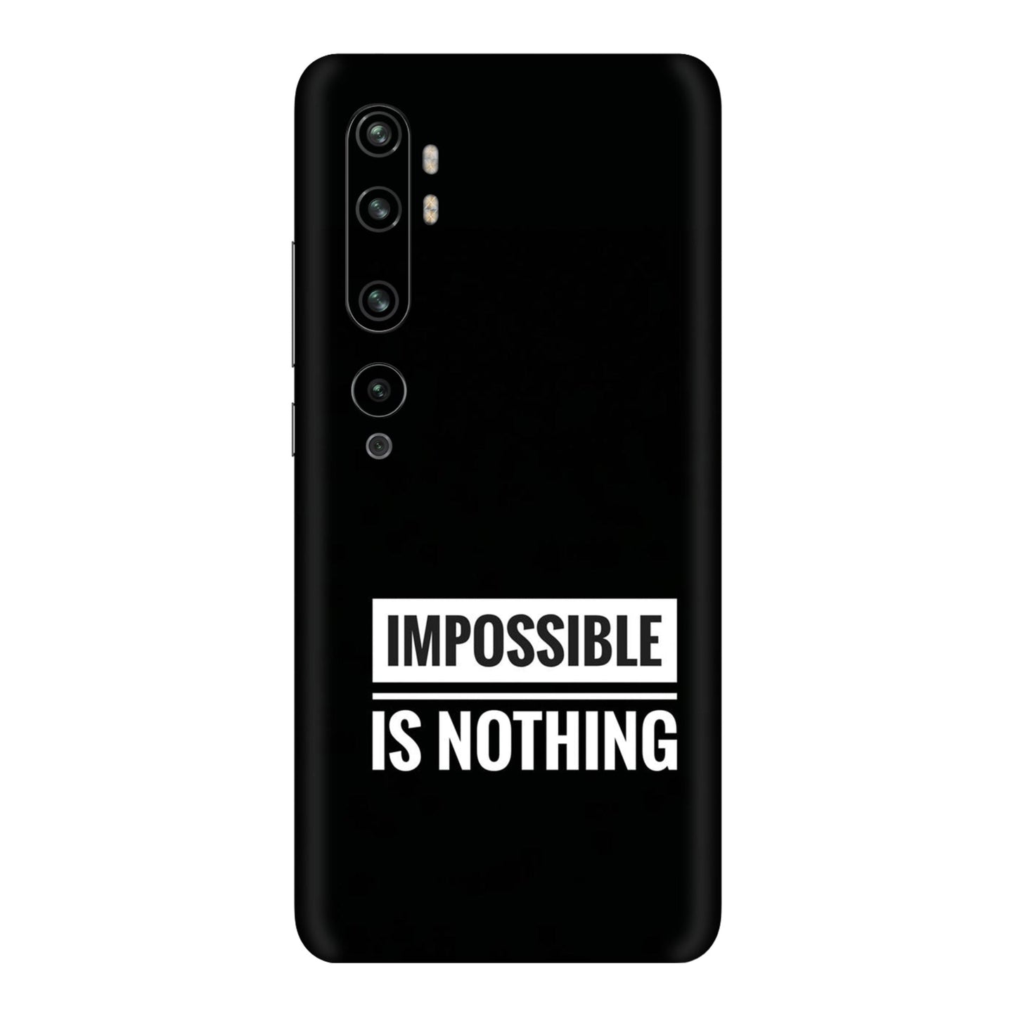 Motivational Text Mobile Skin For Mi Note 10 Pro