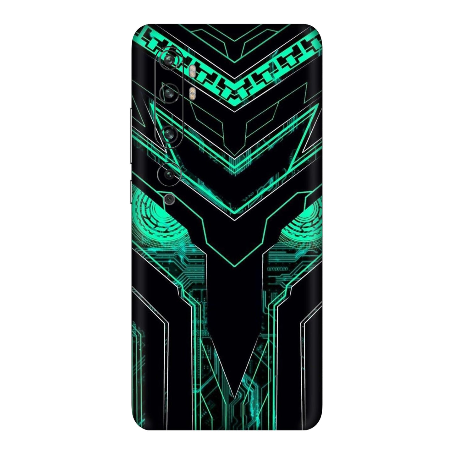 Neon Circuit Predator Mobile Skin For Mi Note 10 Pro