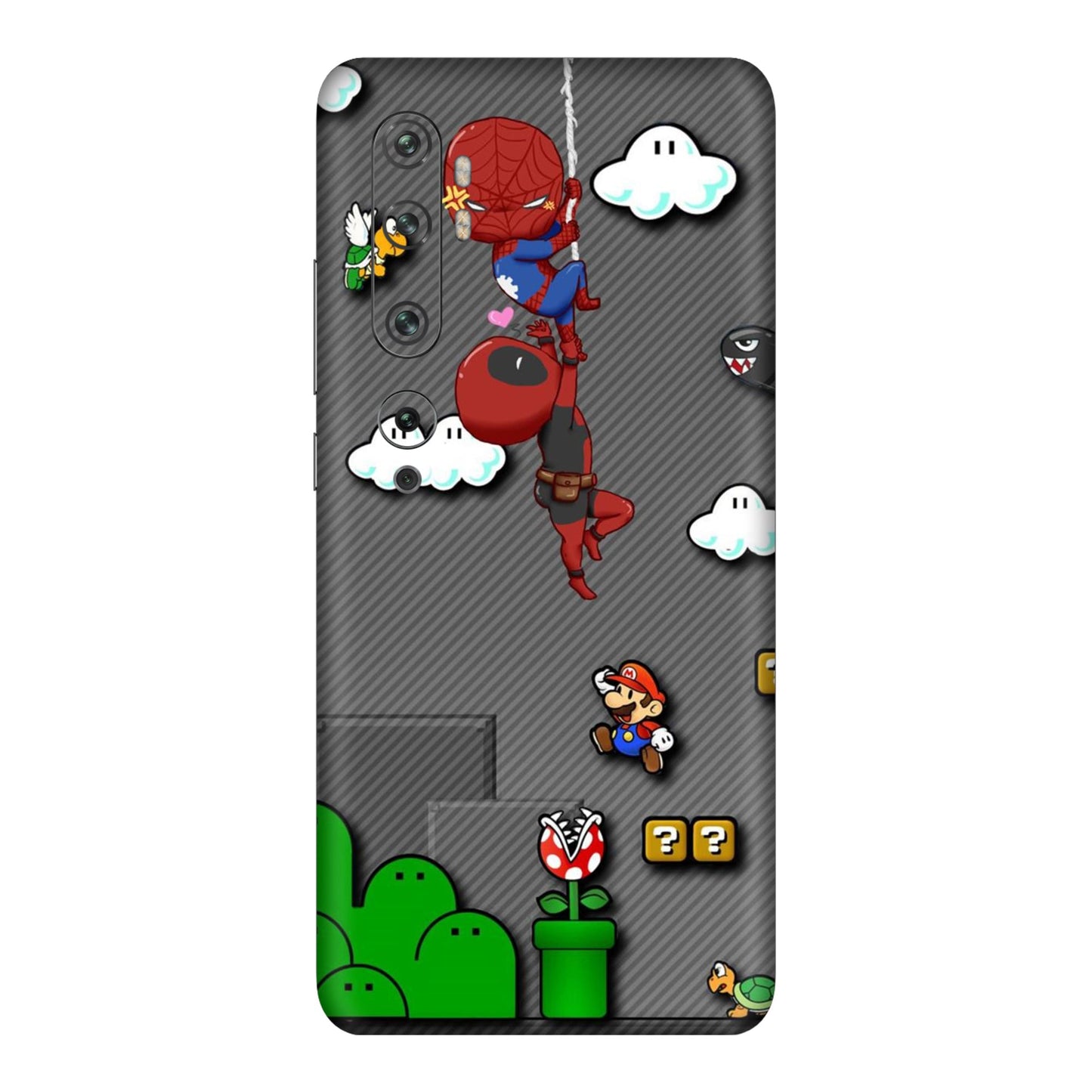 Saiyan Contrast Power Mobile Skin For Mi Note 10 Pro