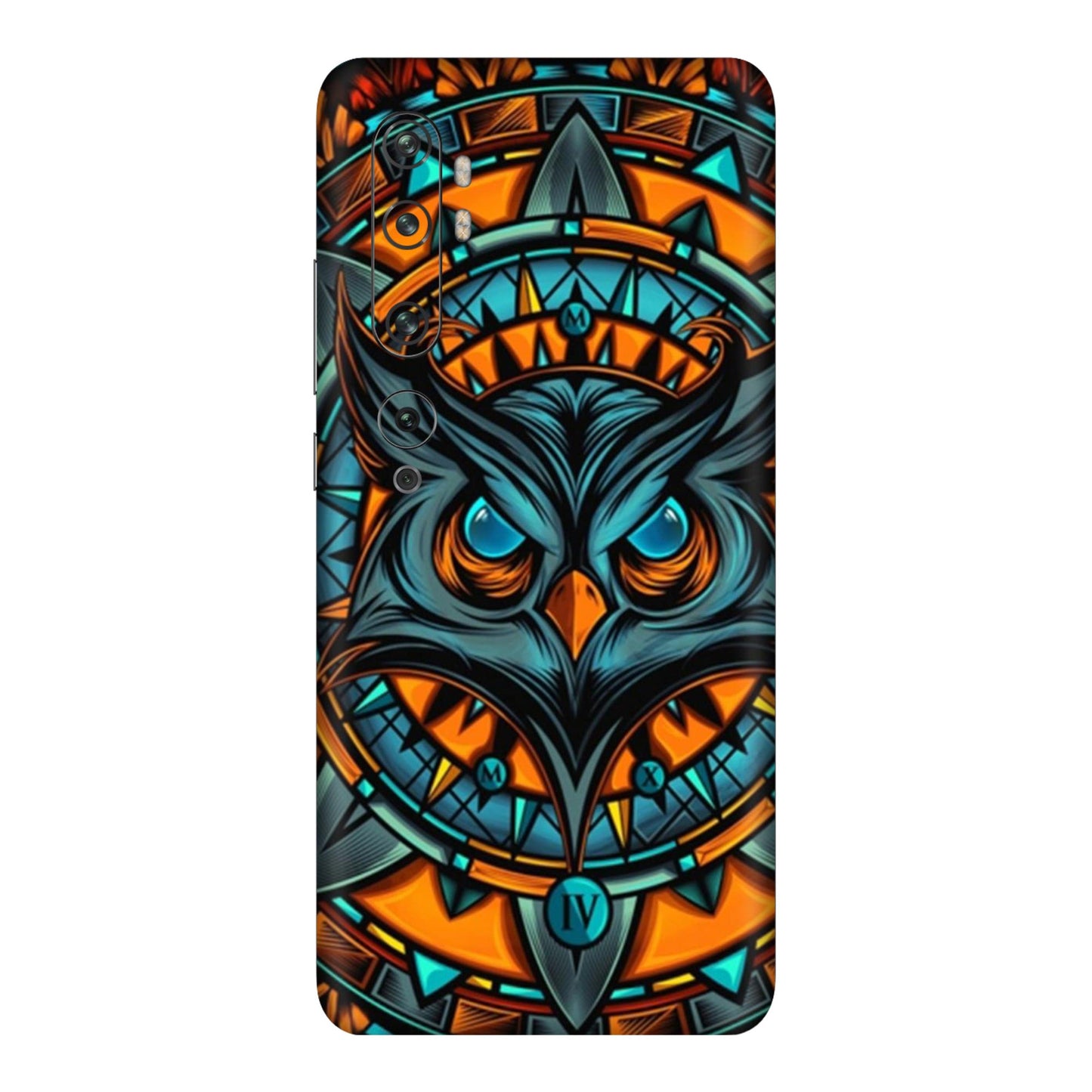 Spirit Owl Mandala Mobile Skin For Mi Note 10 Pro