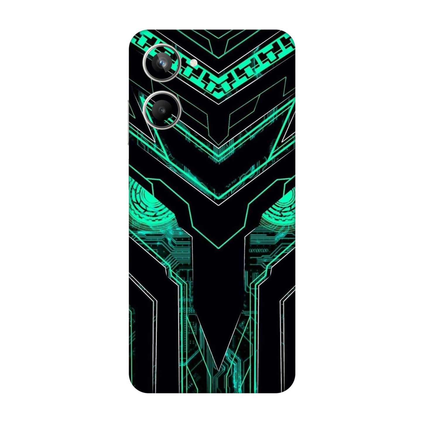 Neon Circuit Predator Mobile Skin For Realme 10