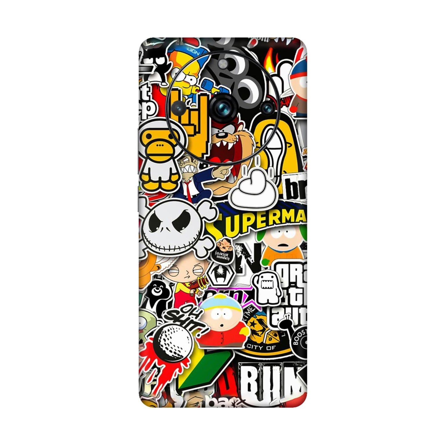 Sukuna Tongue Out Energy Mobile Skin For Realme 11 Pro