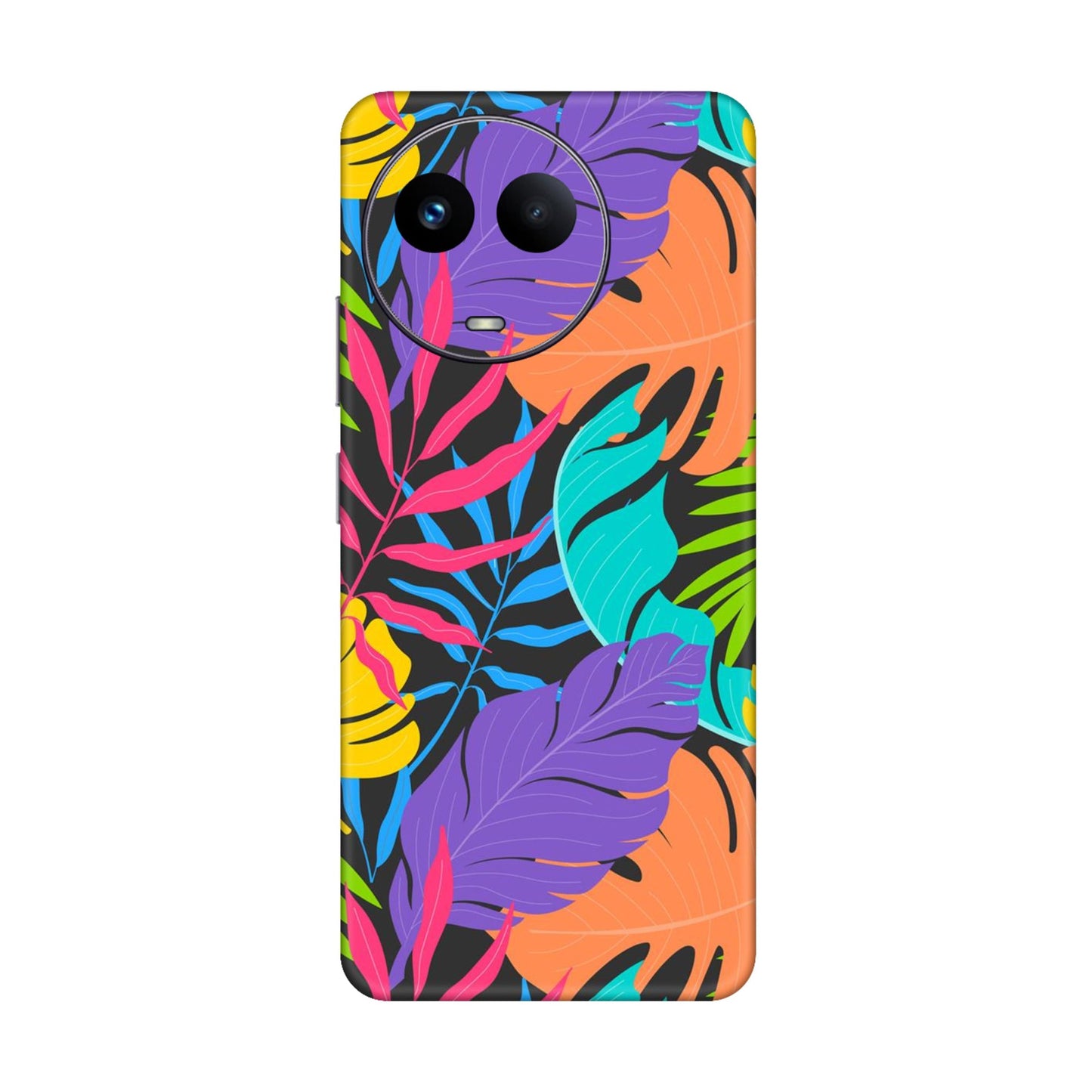 Neon Jungle Leaves Mobile Skin For Realme 11x 5g
