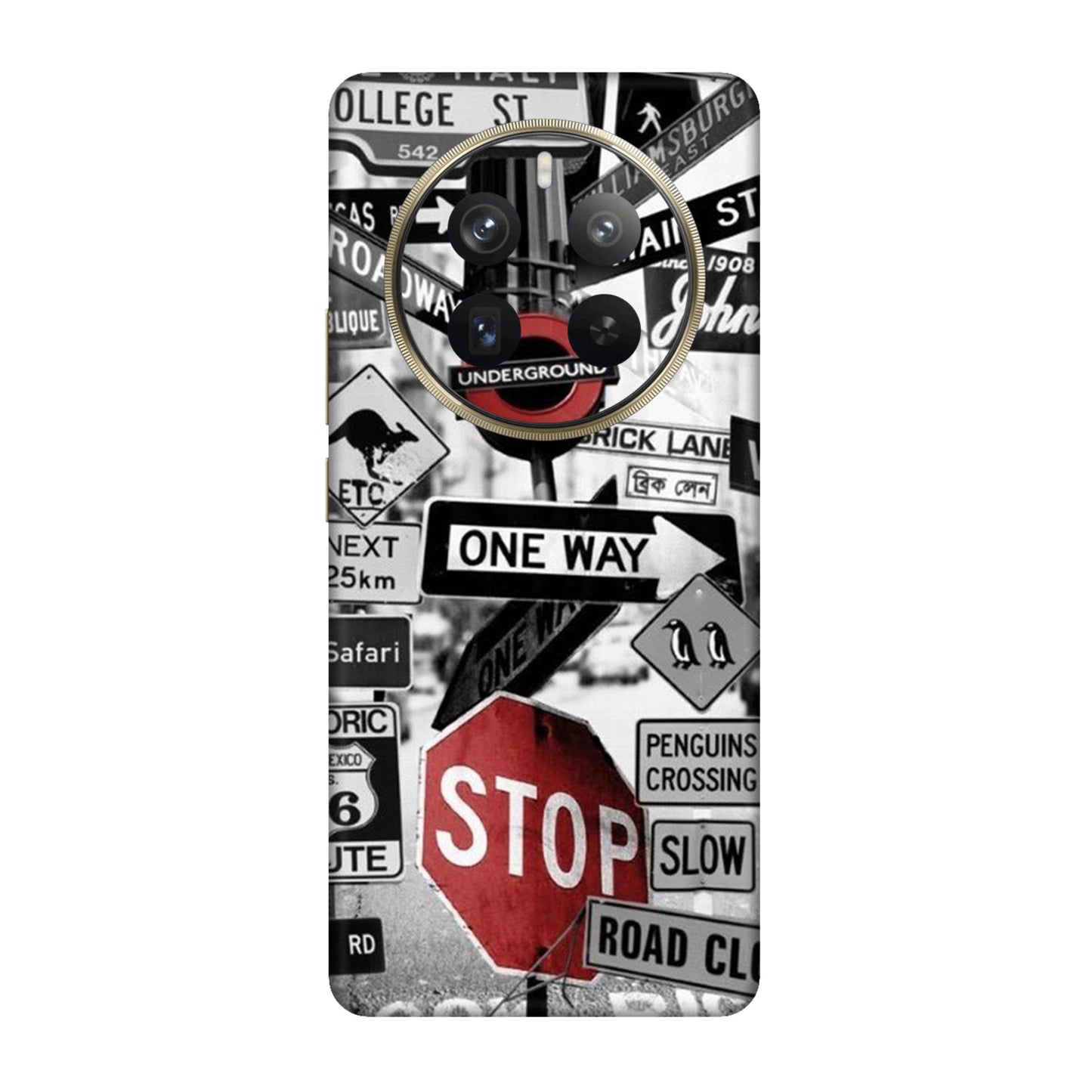 Global Urban Sign Bomb Mobile Skin For Realme 12 Pro Plus 5g