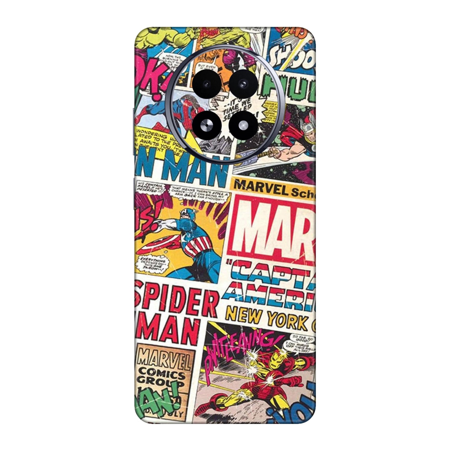 Vintage Marvel Comic Bomb Mobile Skin For Realme 13 5g