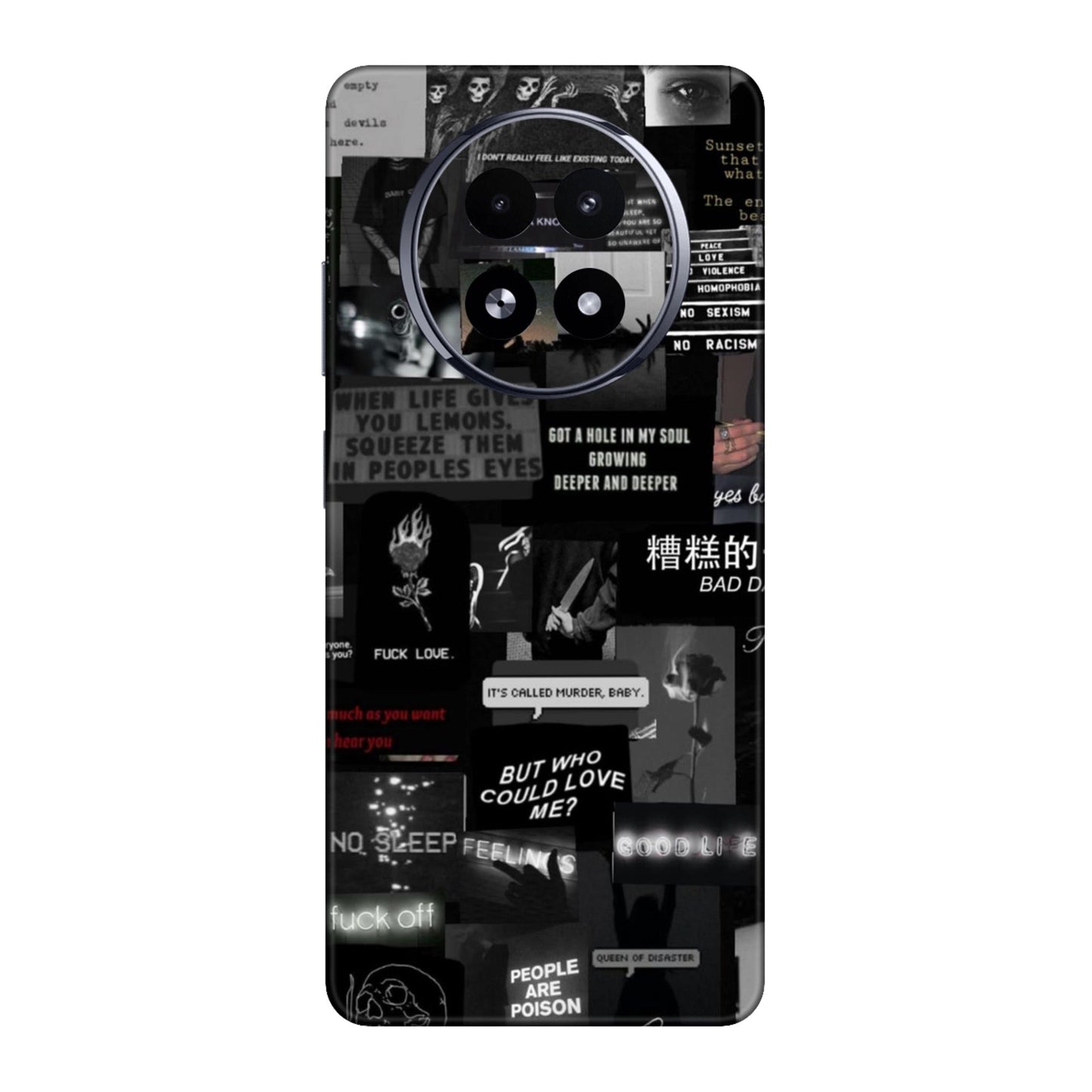 Bad Day Dark Collage Mobile Skin For Realme 13 5g