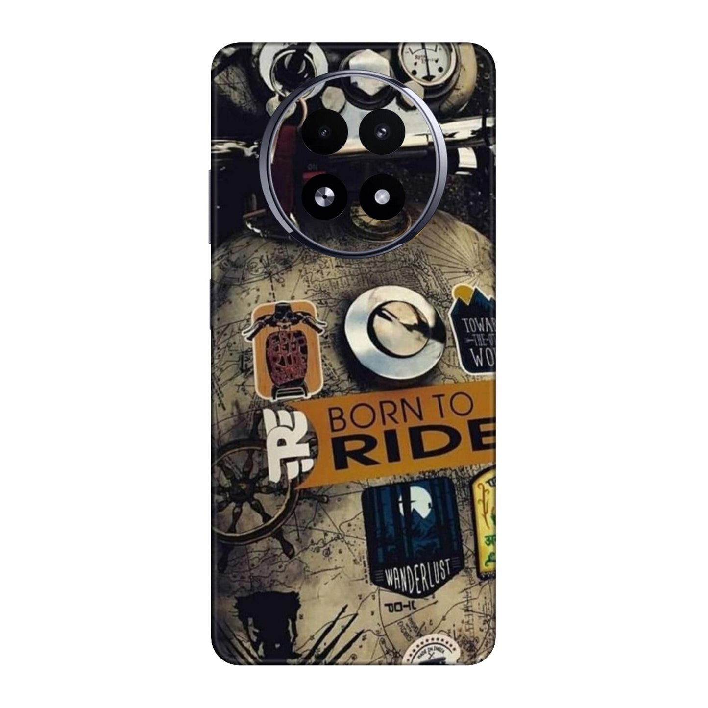 Born to Ride World Map Mobile Skin For Realme 13 5g