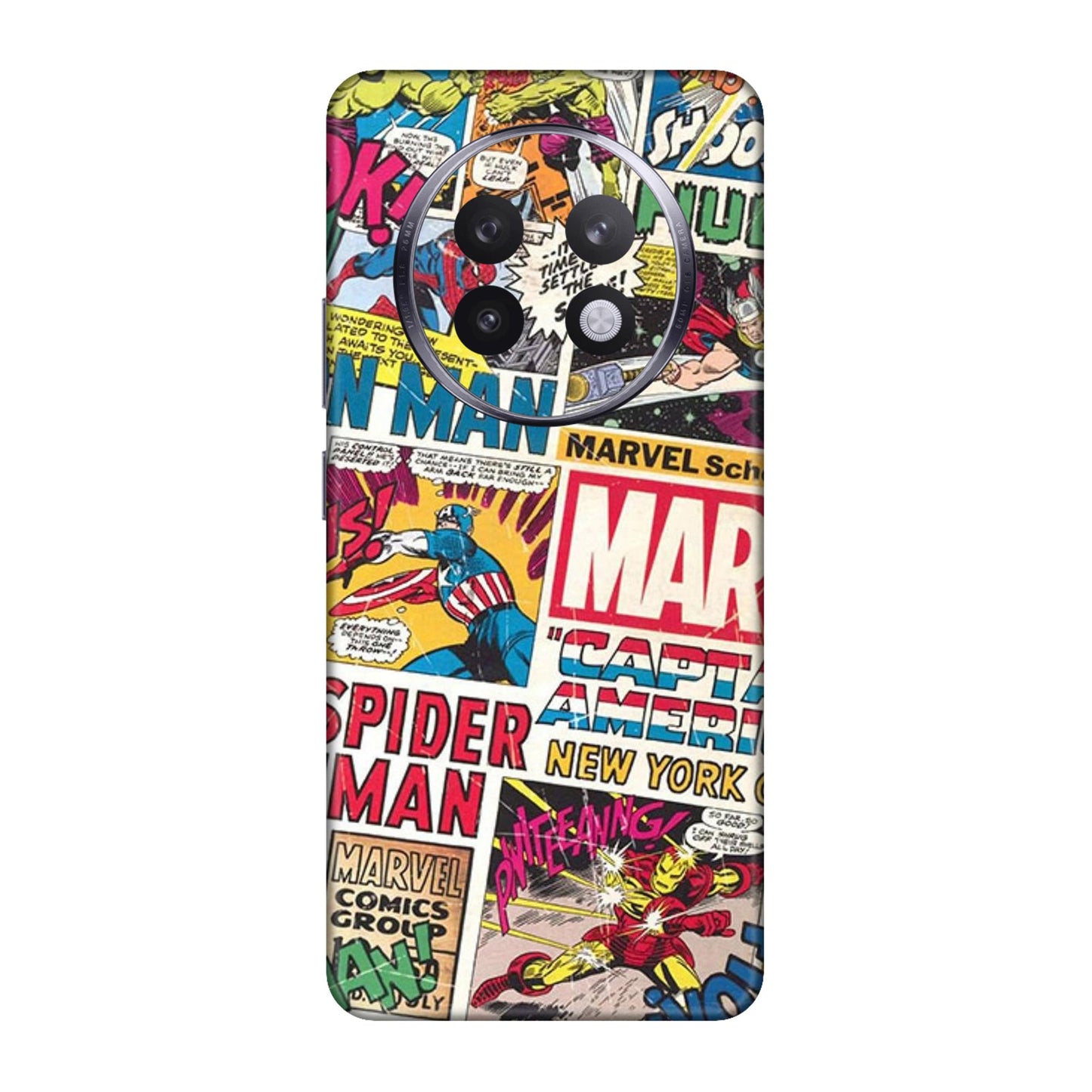 Vintage Marvel Comic Bomb Mobile Skin For Realme 13 Plus 5g