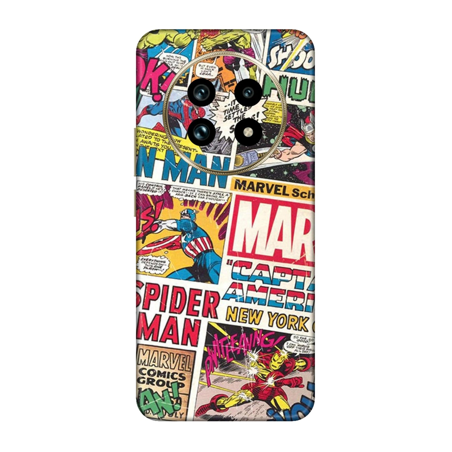 Vintage Marvel Comic Bomb Mobile Skin For Realme 13 Pro Plus 5g