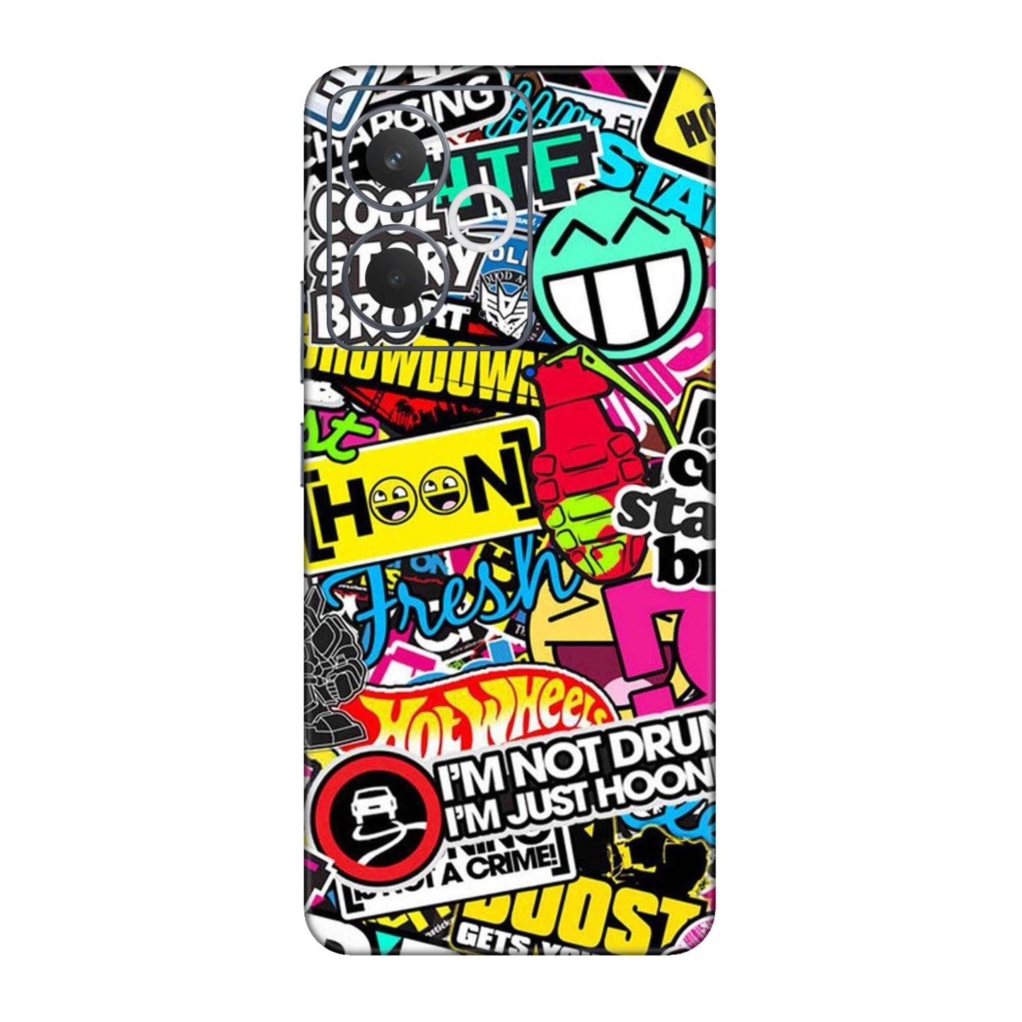 Hoonigan Sticker Bomb Mobile Skin For Realme 14t 5g