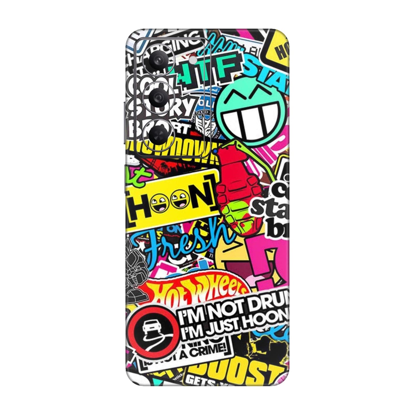 Hoonigan Sticker Bomb Mobile Skin For Realme 14x 5g