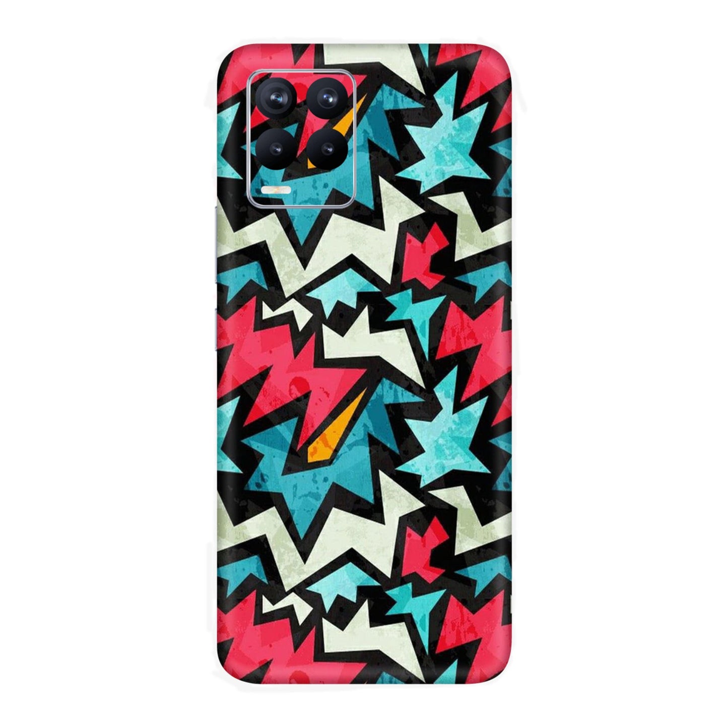 Abstract Urban Energy Mobile Skin For Realme 8