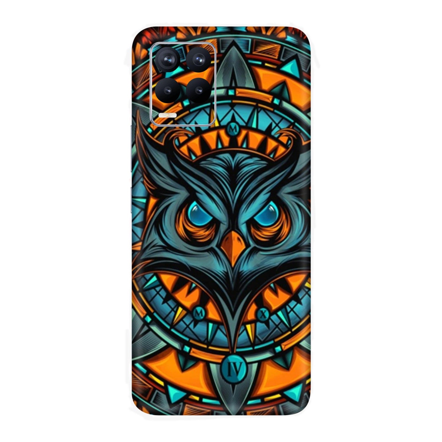Spirit Owl Mandala Mobile Skin For Realme 8