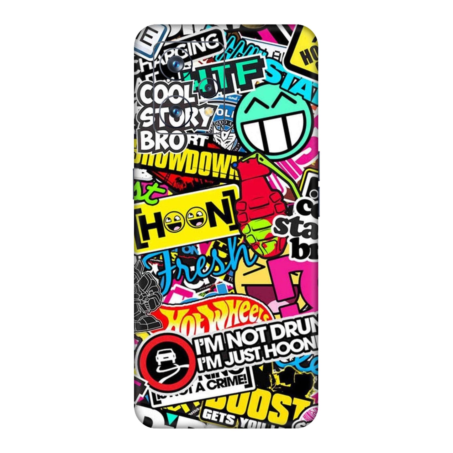 Hoonigan Sticker Bomb Mobile Skin For Realme 9 Pro 5g