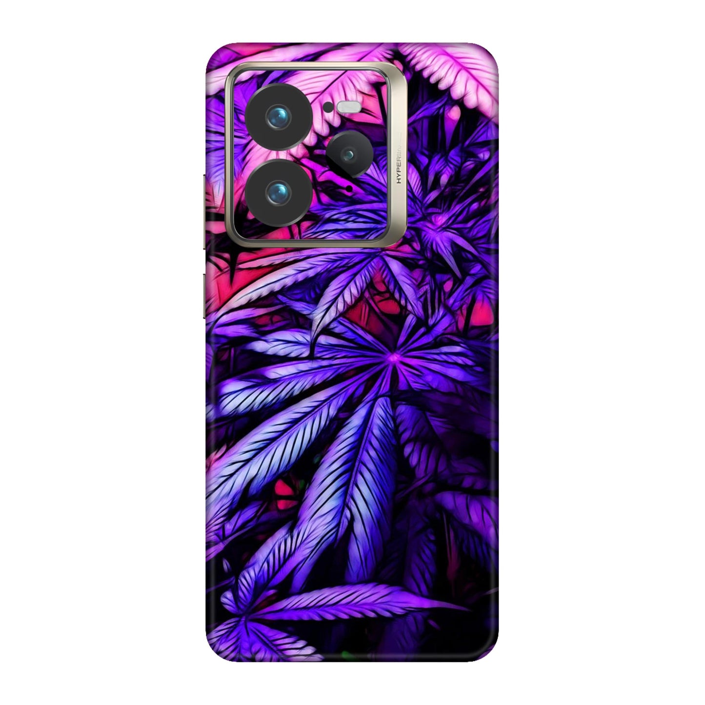 Neon Purple Herb Mobile Skin For Realme GT 7 Pro 5g
