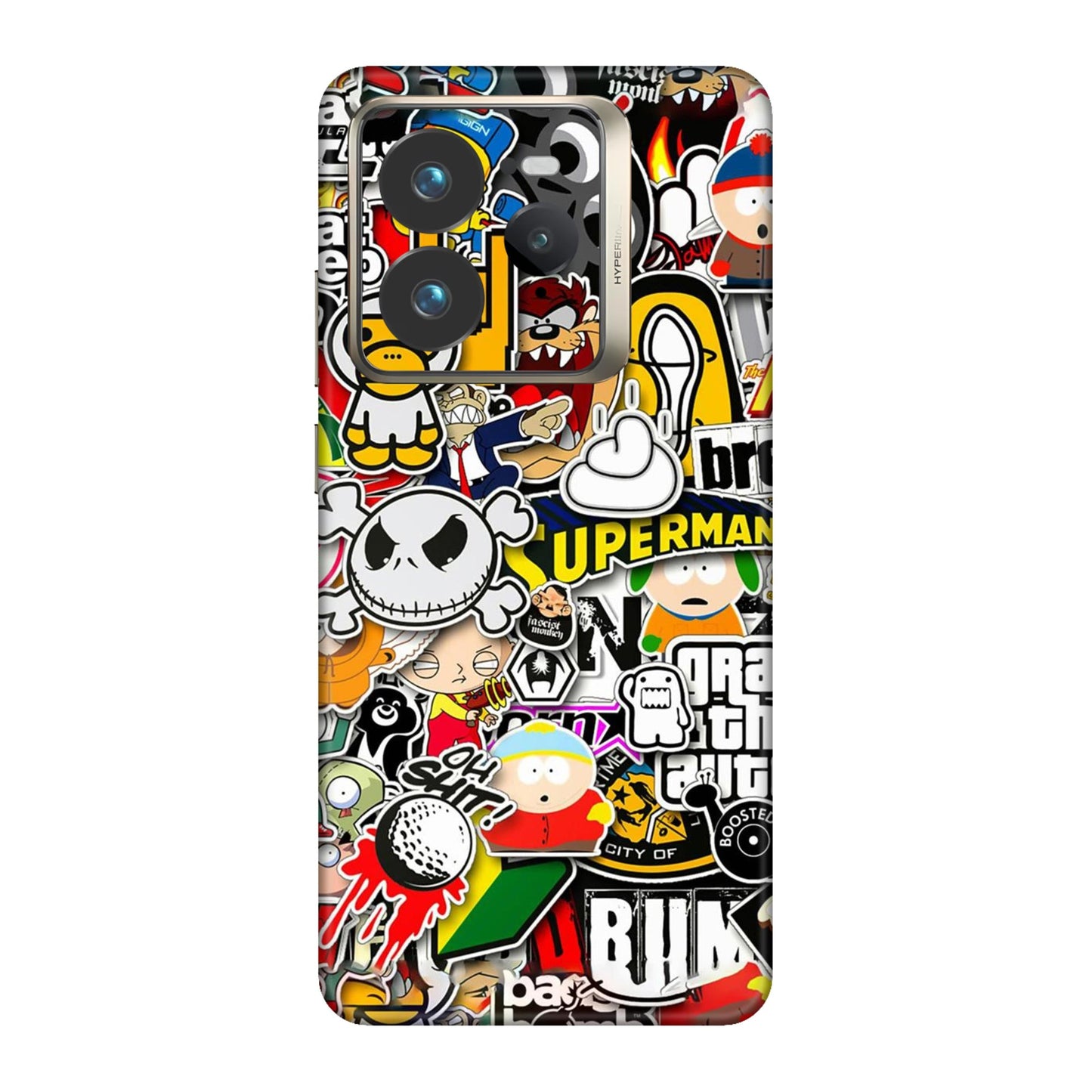 Sukuna Tongue Out Energy Mobile Skin For Realme GT 7 Pro 5g