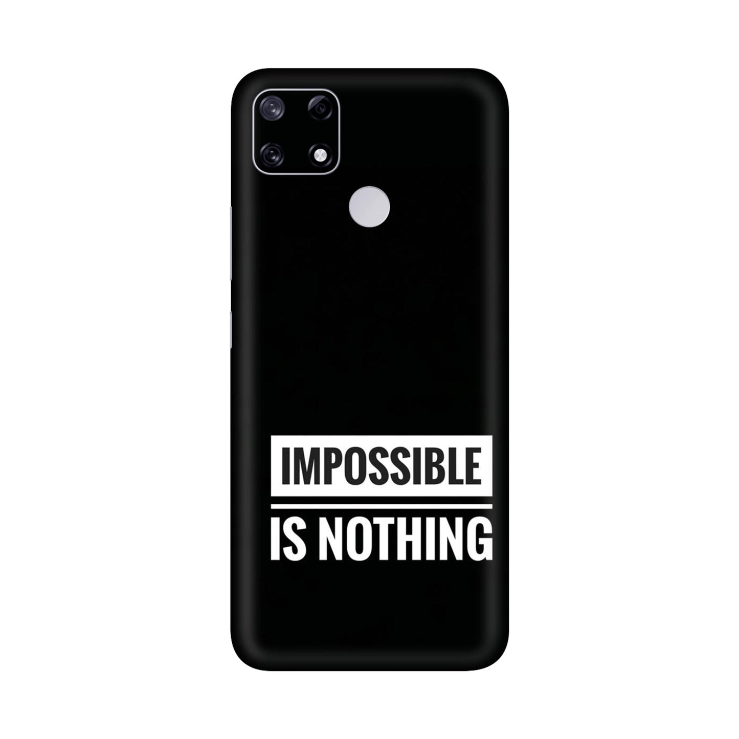 Motivational Text Mobile Skin For Realme Narzo 20