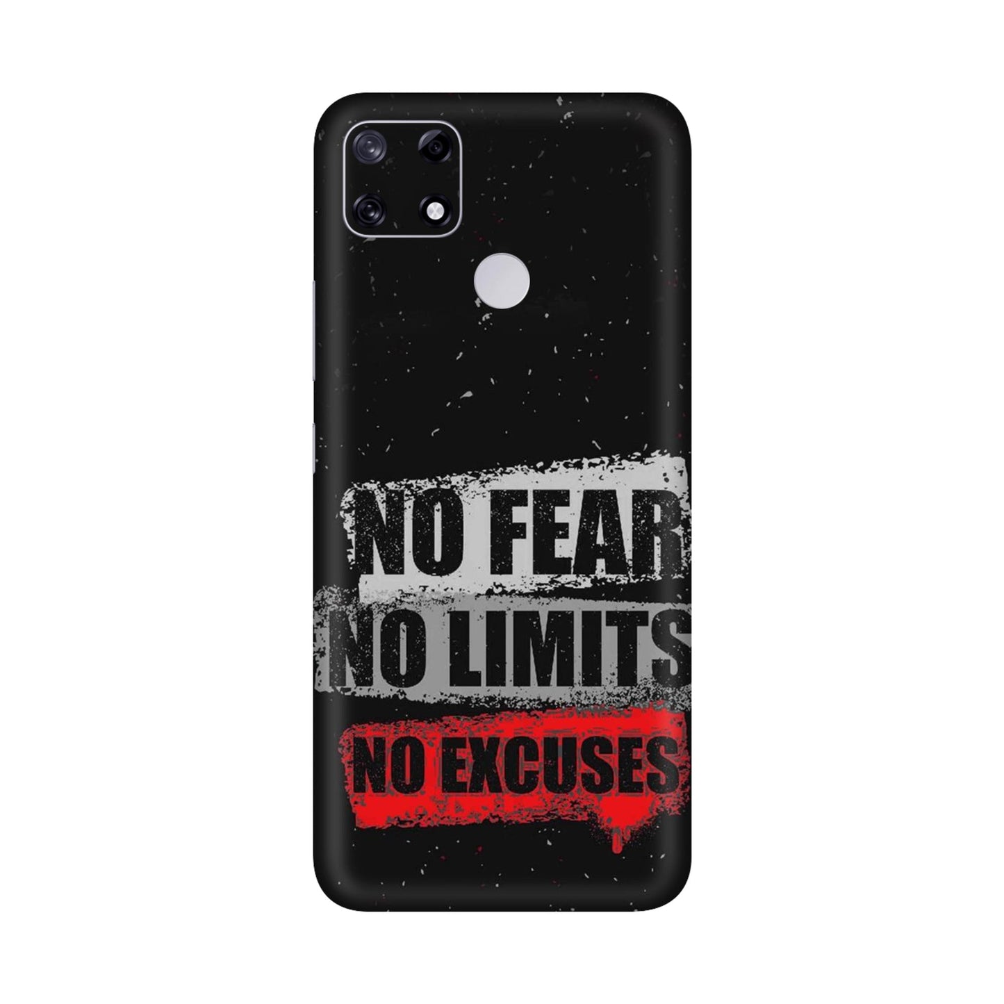 No Fear No Limits Mobile Skin For Realme Narzo 20