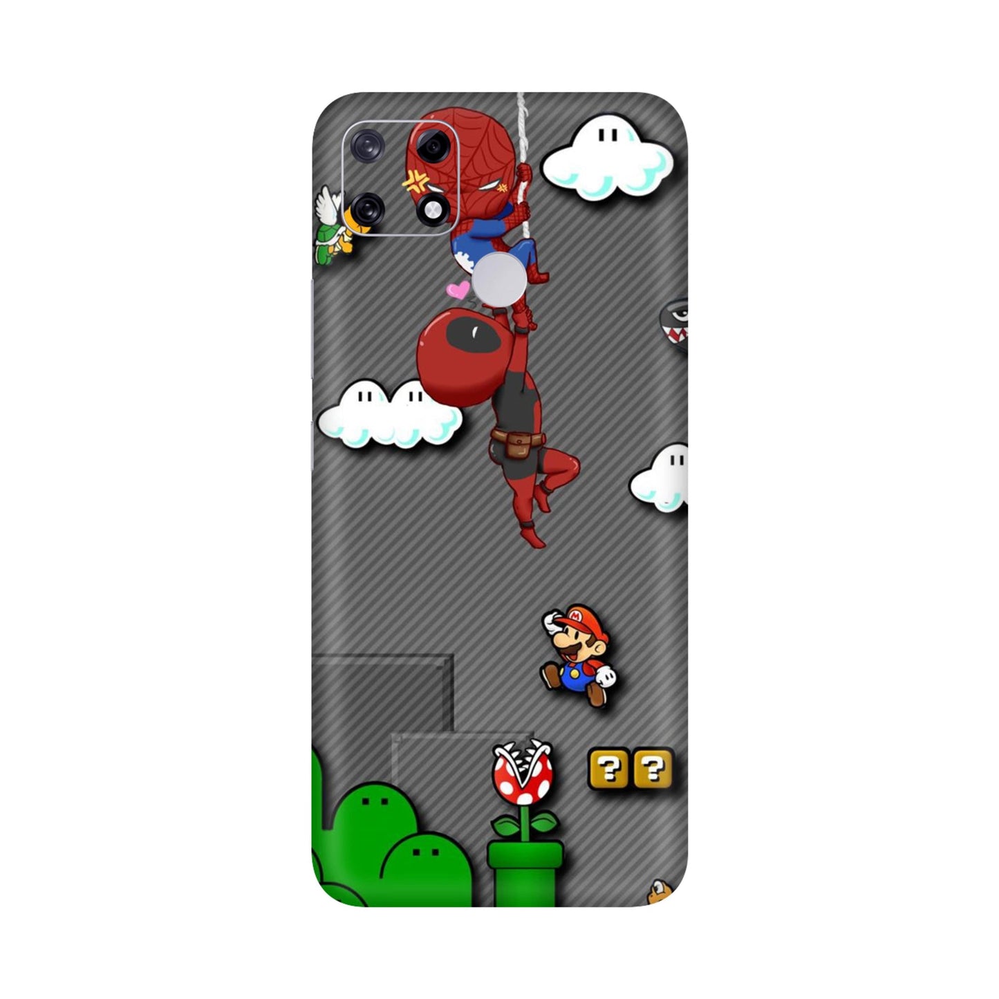 Saiyan Contrast Power Mobile Skin For Realme Narzo 20