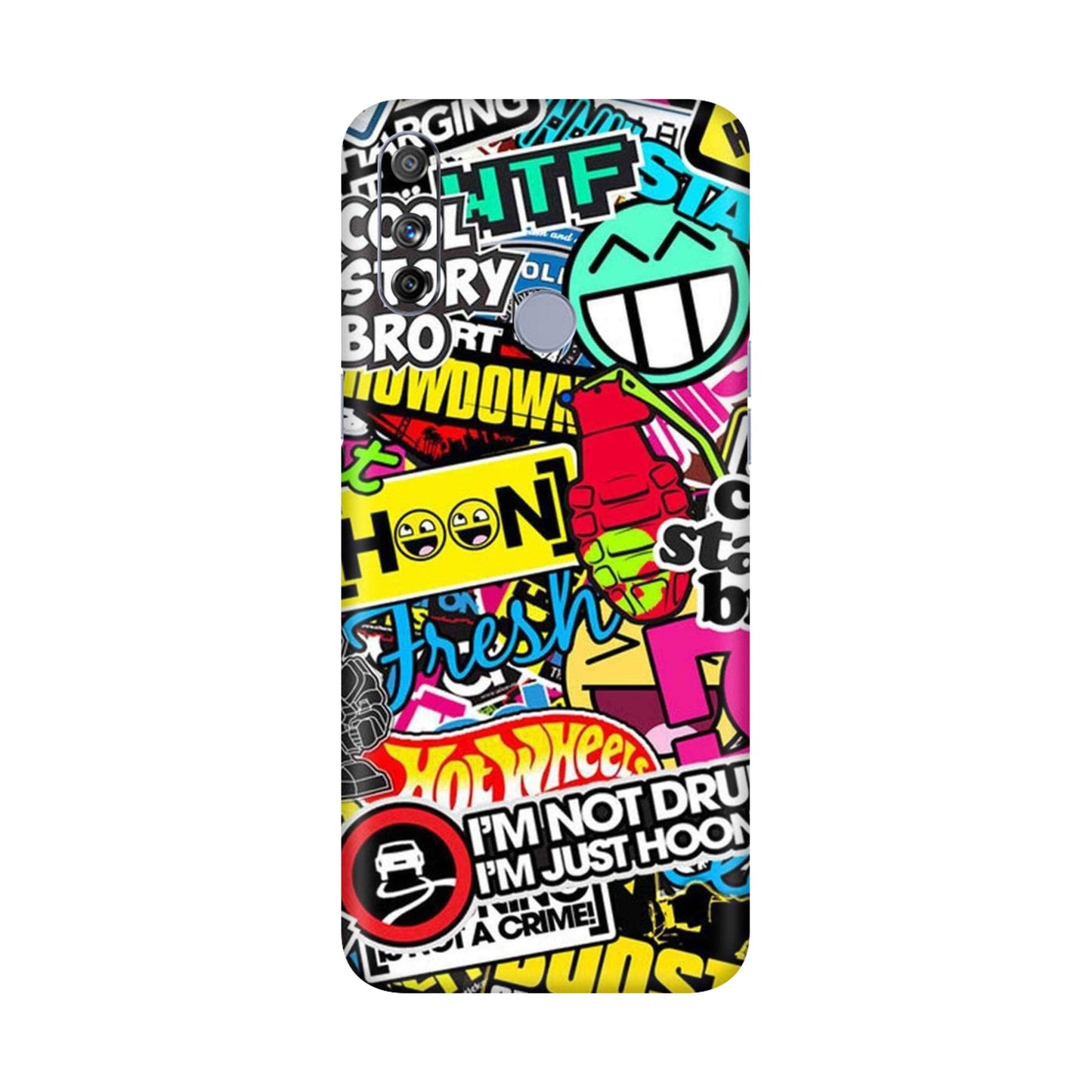 Hoonigan Sticker Bomb Mobile Skin For Realme Narzo 20a