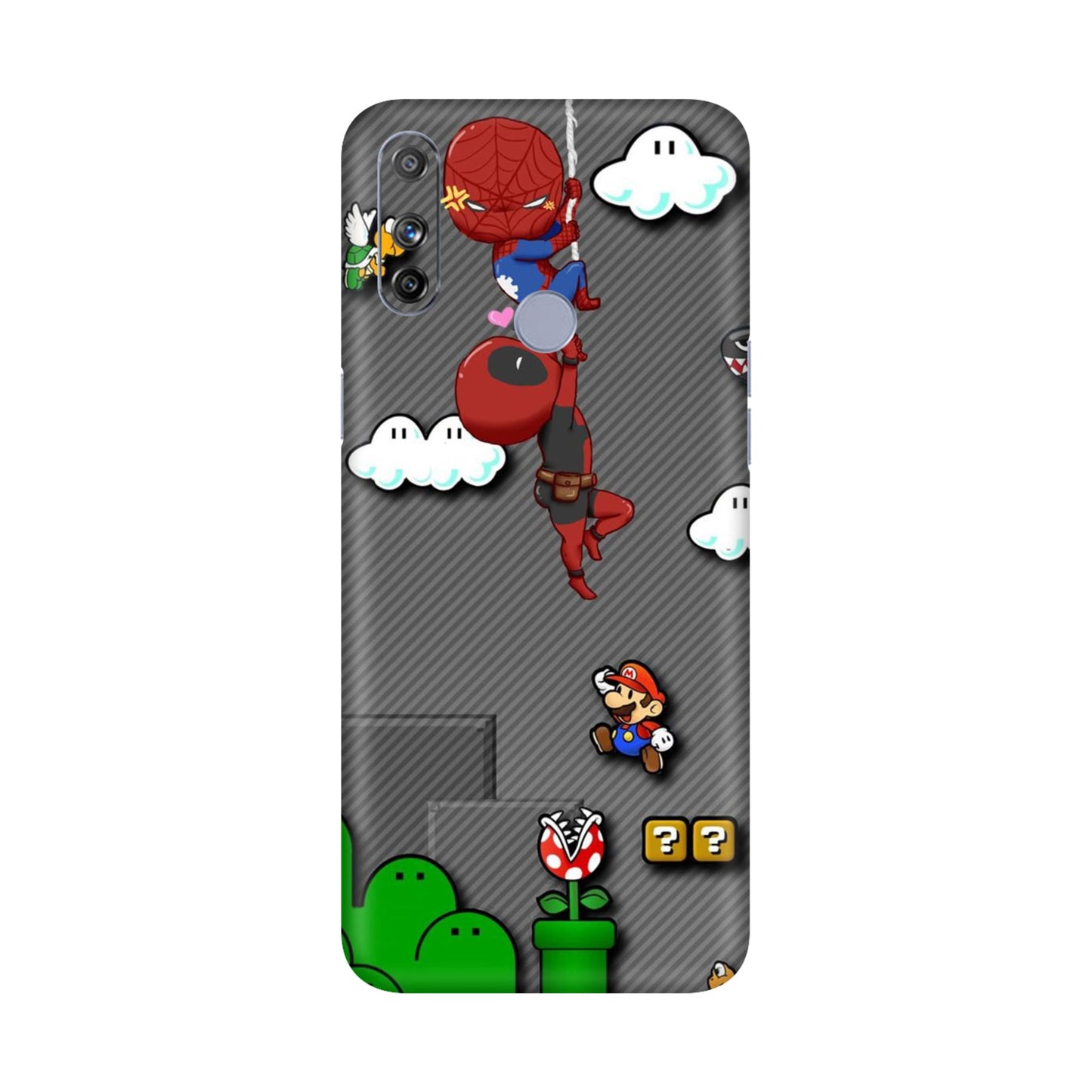 Saiyan Contrast Power Mobile Skin For Realme Narzo 20a