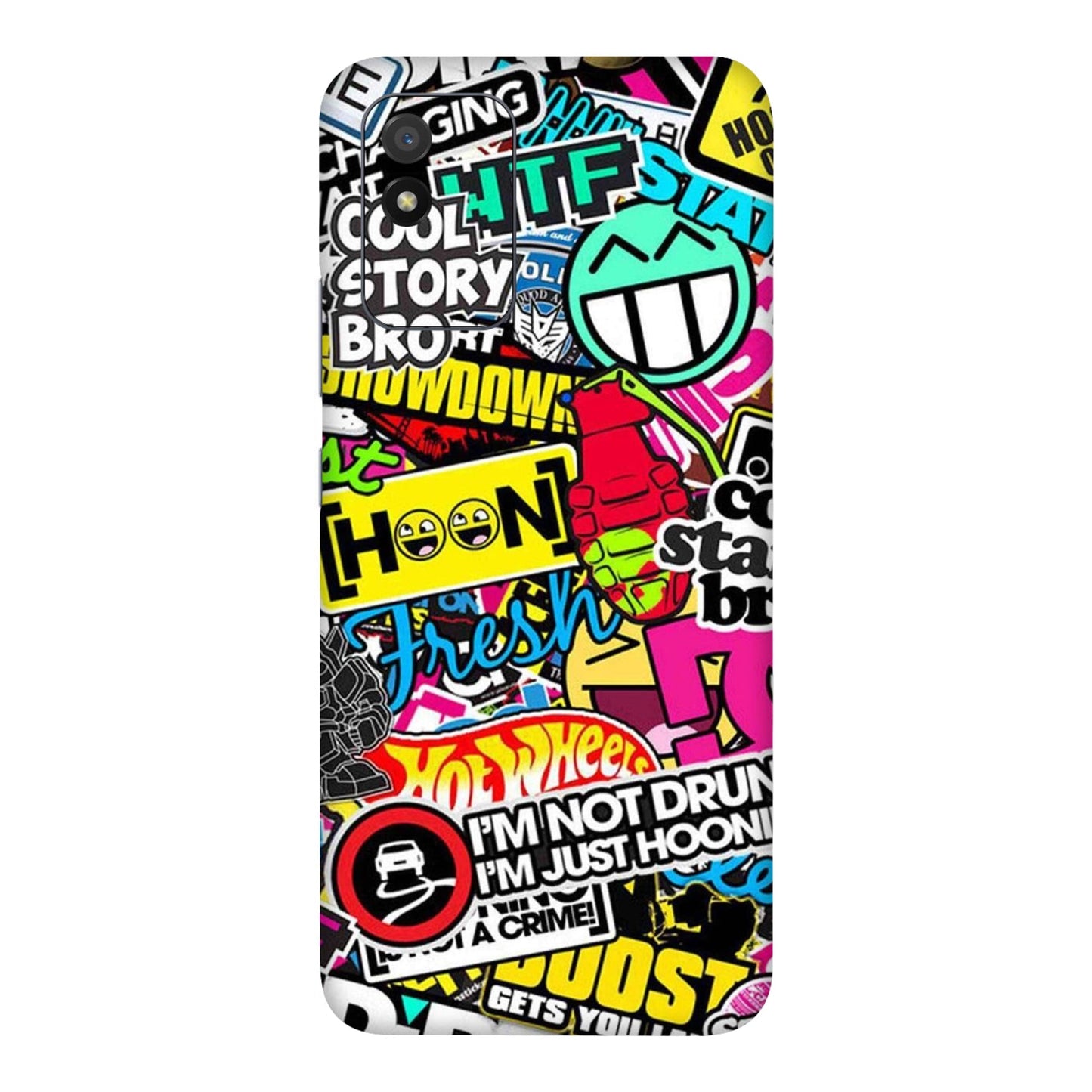 Hoonigan Sticker Bomb Mobile Skin For Realme Narzo 50i