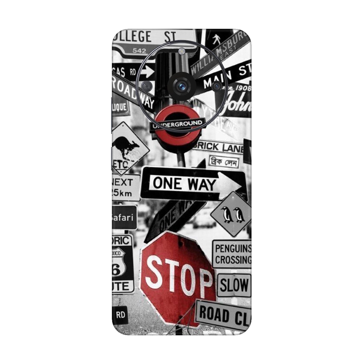 Global Urban Sign Bomb Mobile Skin For Realme Narzo 60 5g