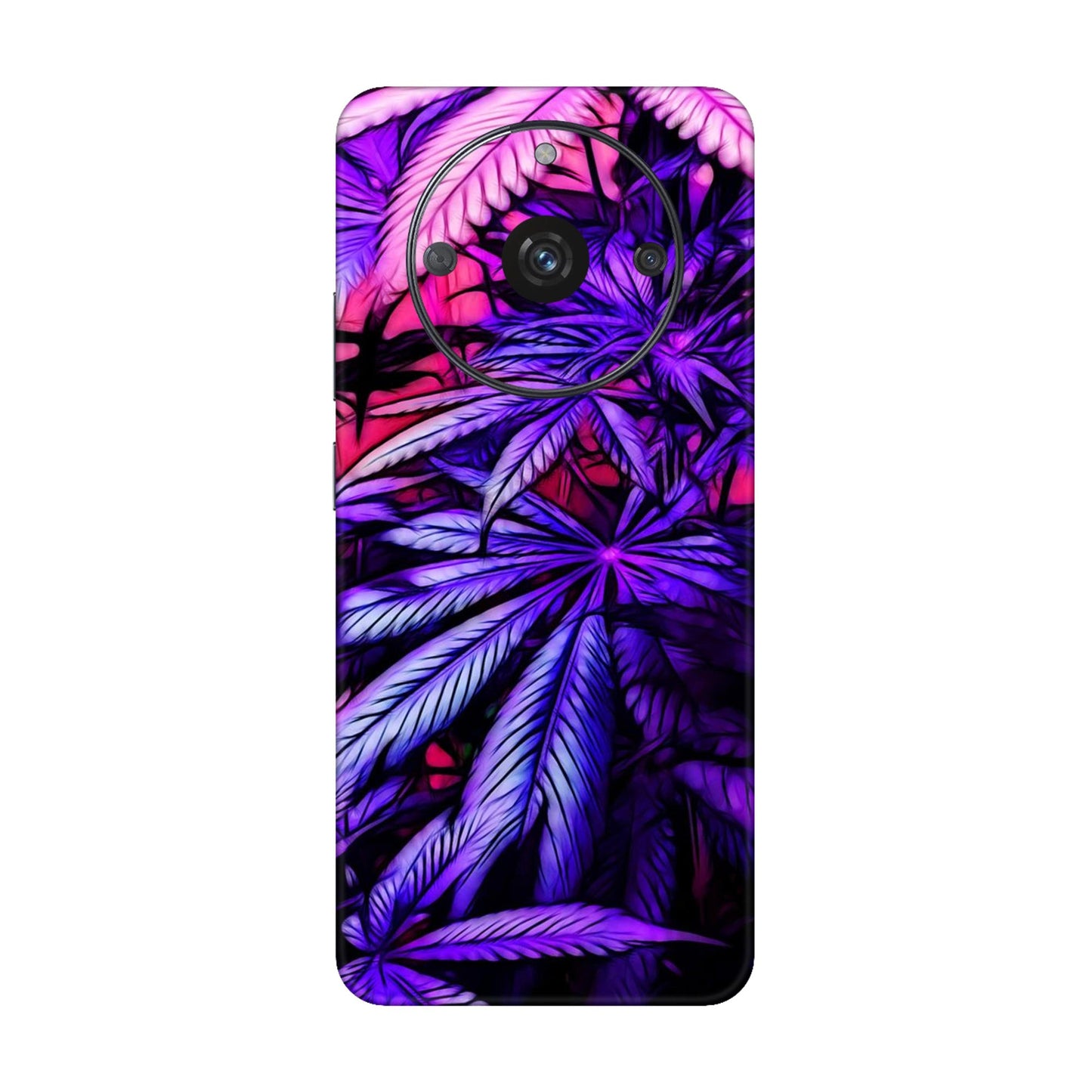 Neon Purple Herb Mobile Skin For Realme Narzo 60 5g