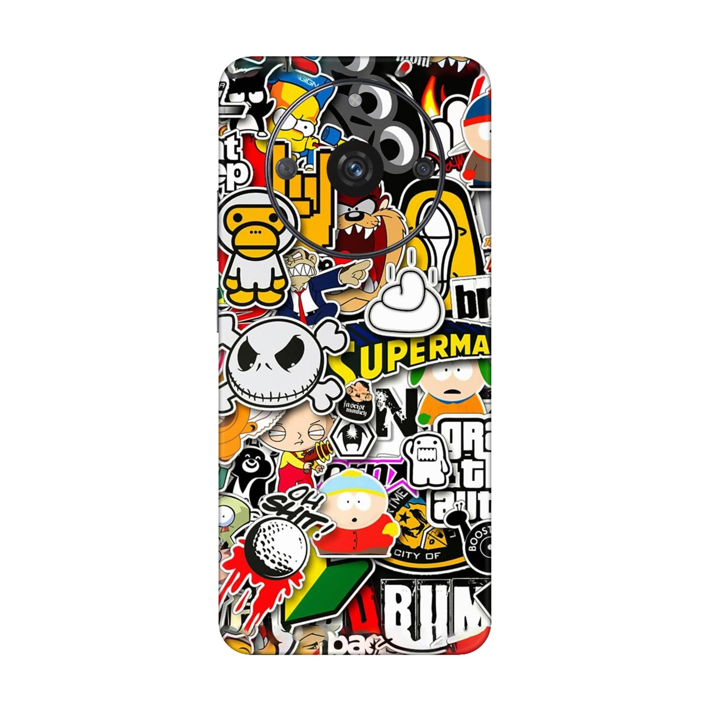 Sukuna Tongue Out Energy Mobile Skin For Realme Narzo 60 5g