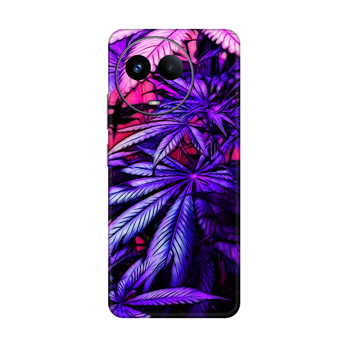 Neon Purple Herb Mobile Skin For Realme Narzo 60x 5g