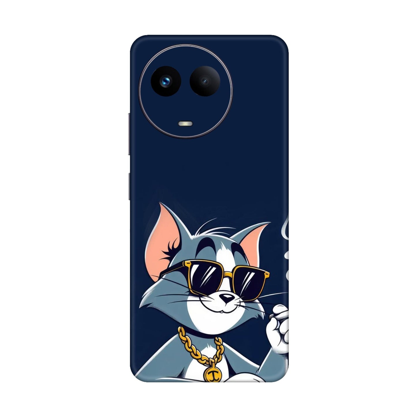 Tom the Boss Cat Mobile Skin For Realme Narzo 60x 5g