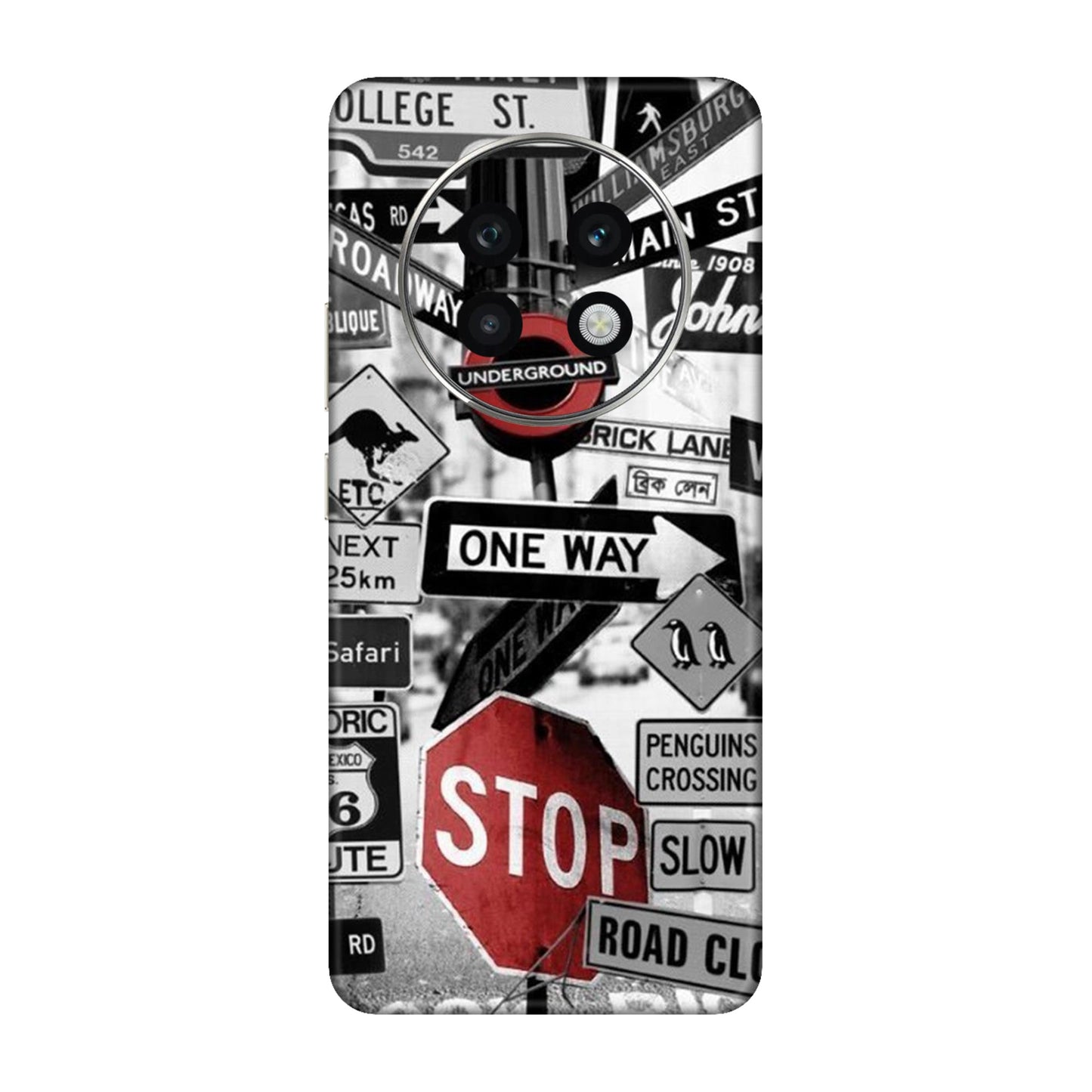 Global Urban Sign Bomb Mobile Skin For Realme P1 Speed 5g