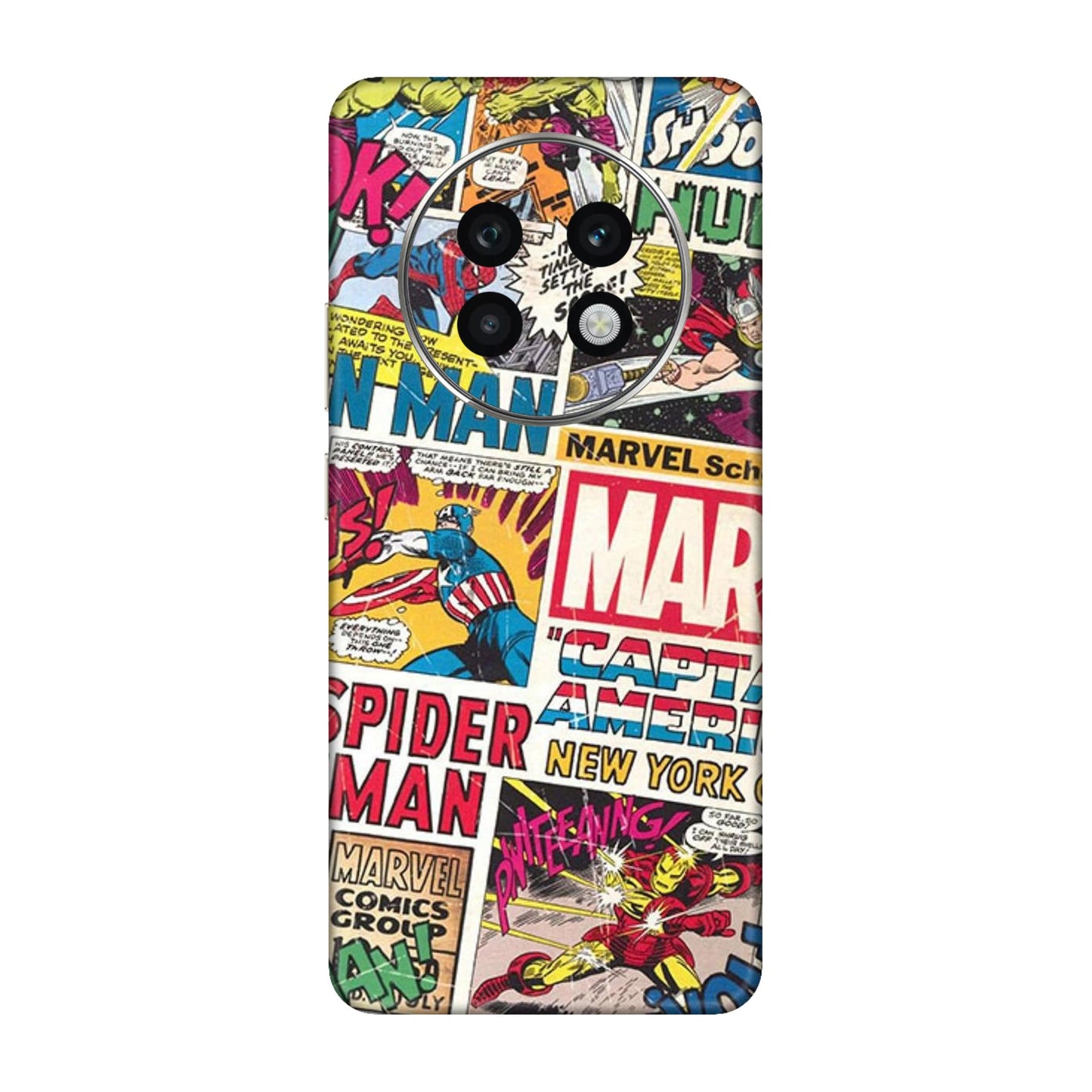 Vintage Marvel Comic Bomb Mobile Skin For Realme P1 Speed 5g