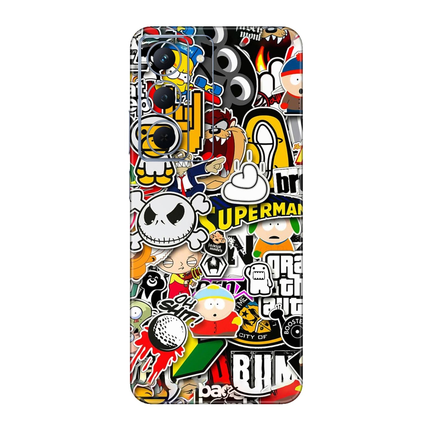 Sukuna Tongue Out Energy Mobile Skin For Realme P3x 5g