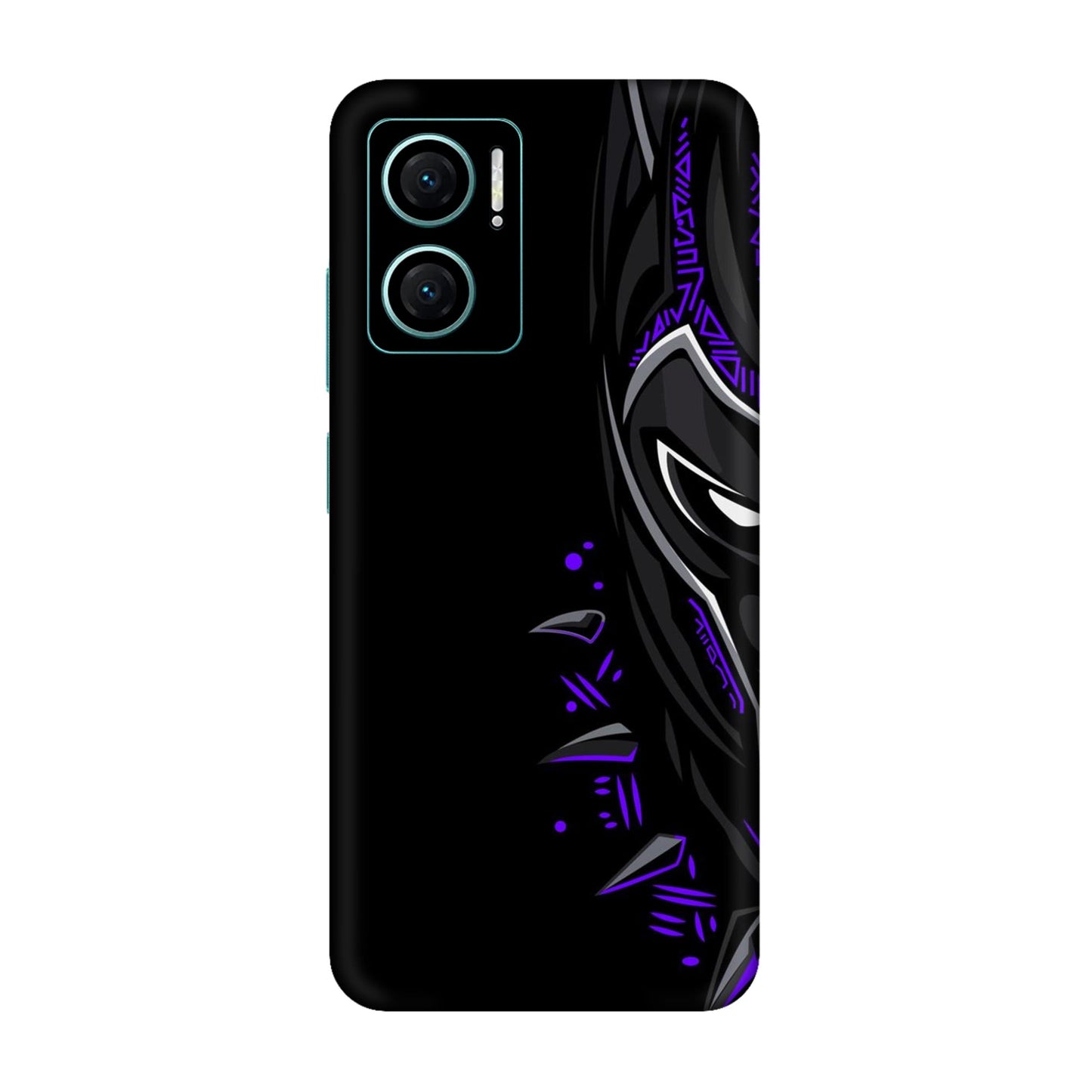 Neon Vibe Cat Mobile Skin For Redmi 10 5g
