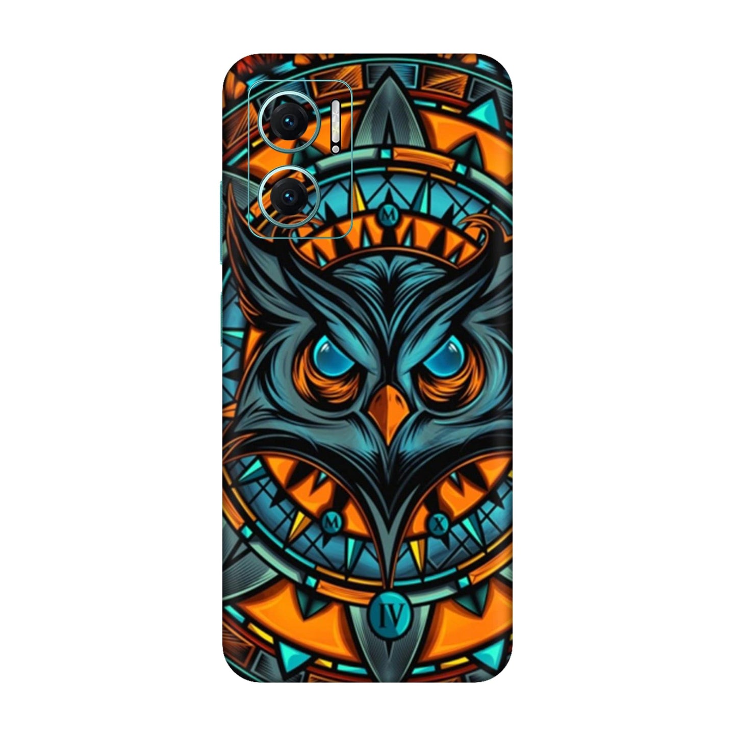 Spirit Owl Mandala Mobile Skin For Redmi 10 5g