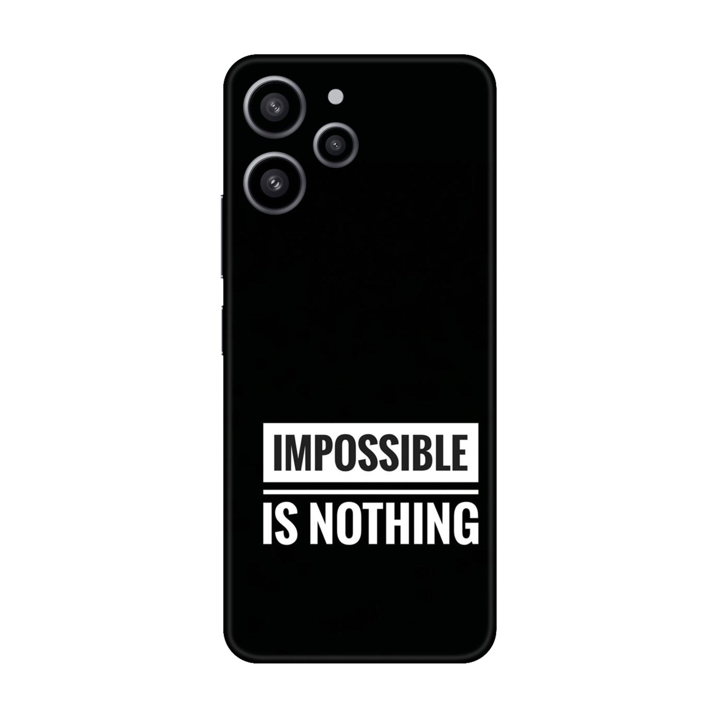 Motivational Text Mobile Skin For Redmi 12 4G
