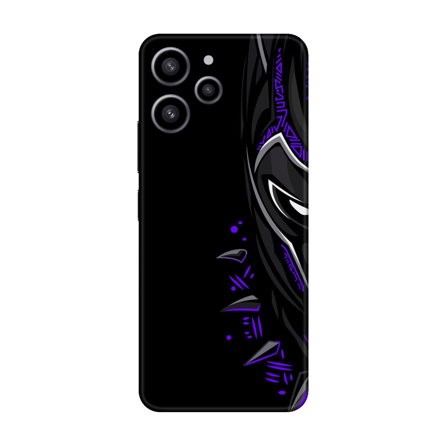 Neon Vibe Cat Mobile Skin For Redmi 12 4G