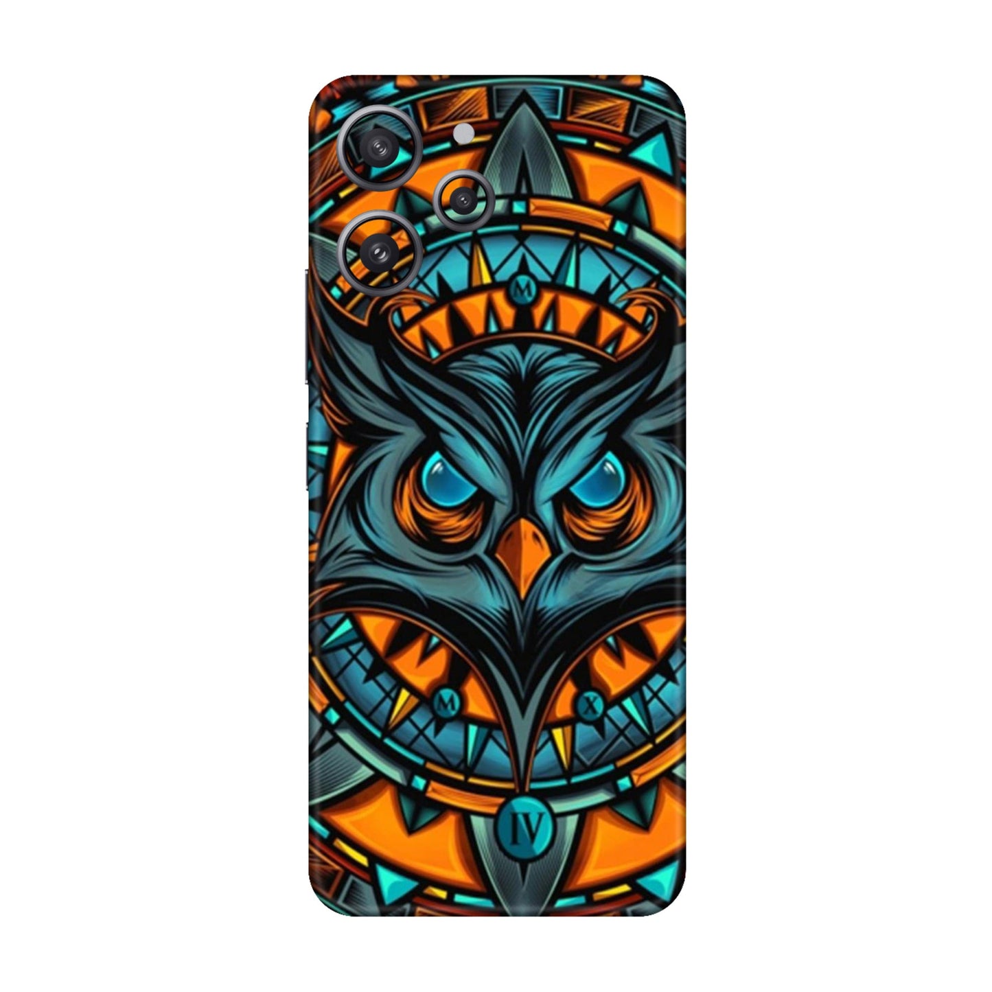 Spirit Owl Mandala Mobile Skin For Redmi 12 4G