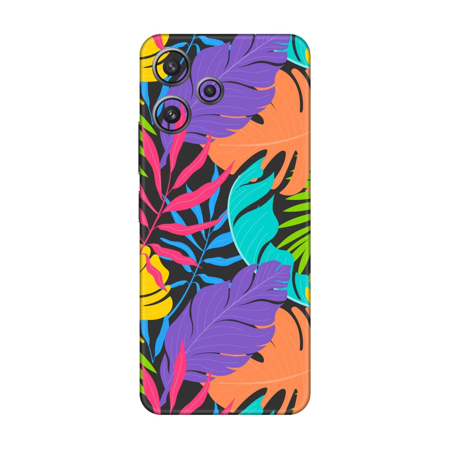 Neon Jungle Leaves Mobile Skin For Redmi 12 5g