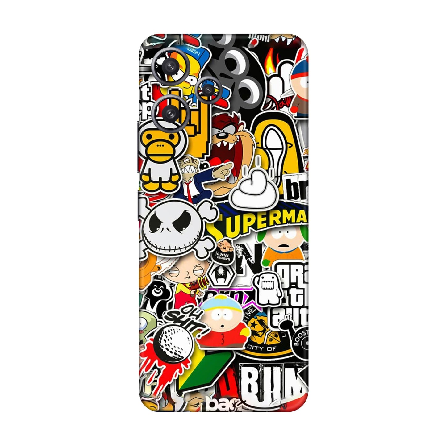 Sukuna Tongue Out Energy Mobile Skin For Redmi 12 5g
