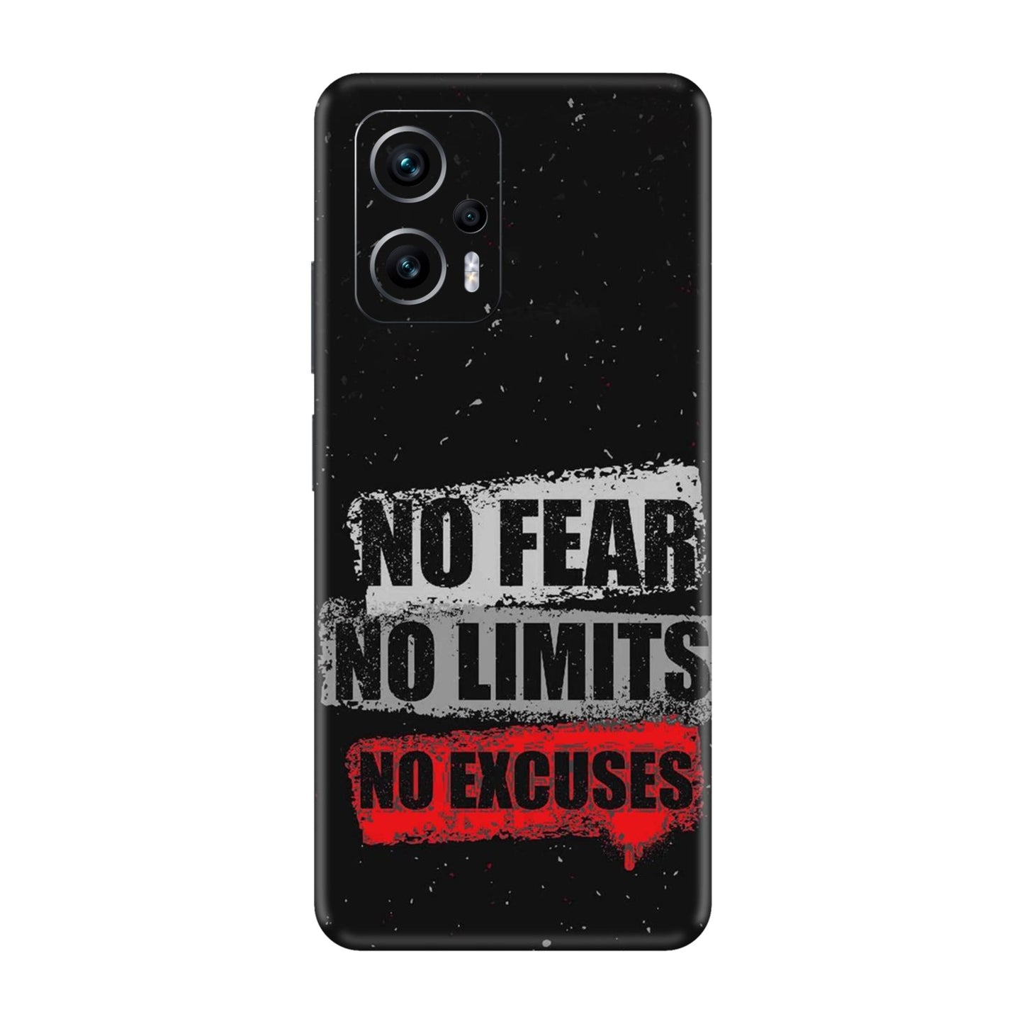No Fear No Limits Mobile Skin For Redmi K50i 5g