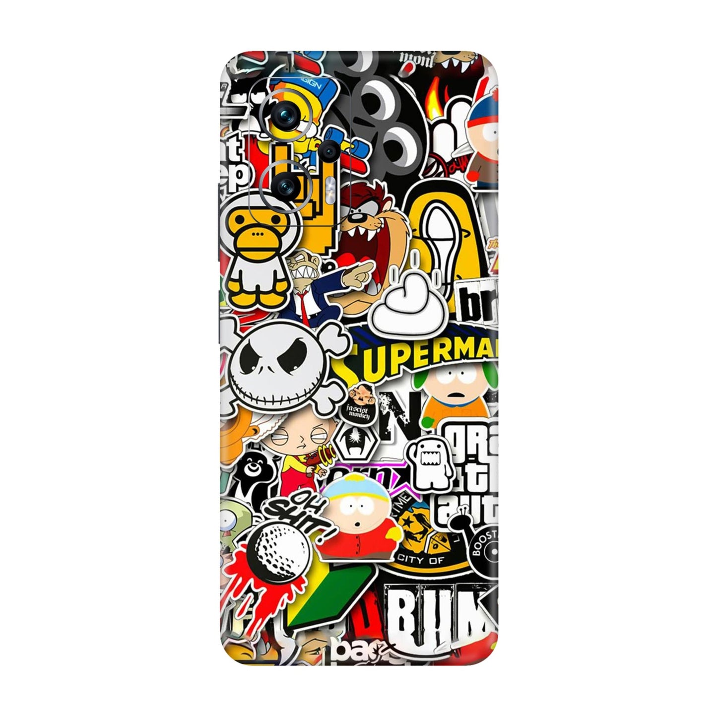 Sukuna Tongue Out Energy Mobile Skin For Redmi K50i 5g