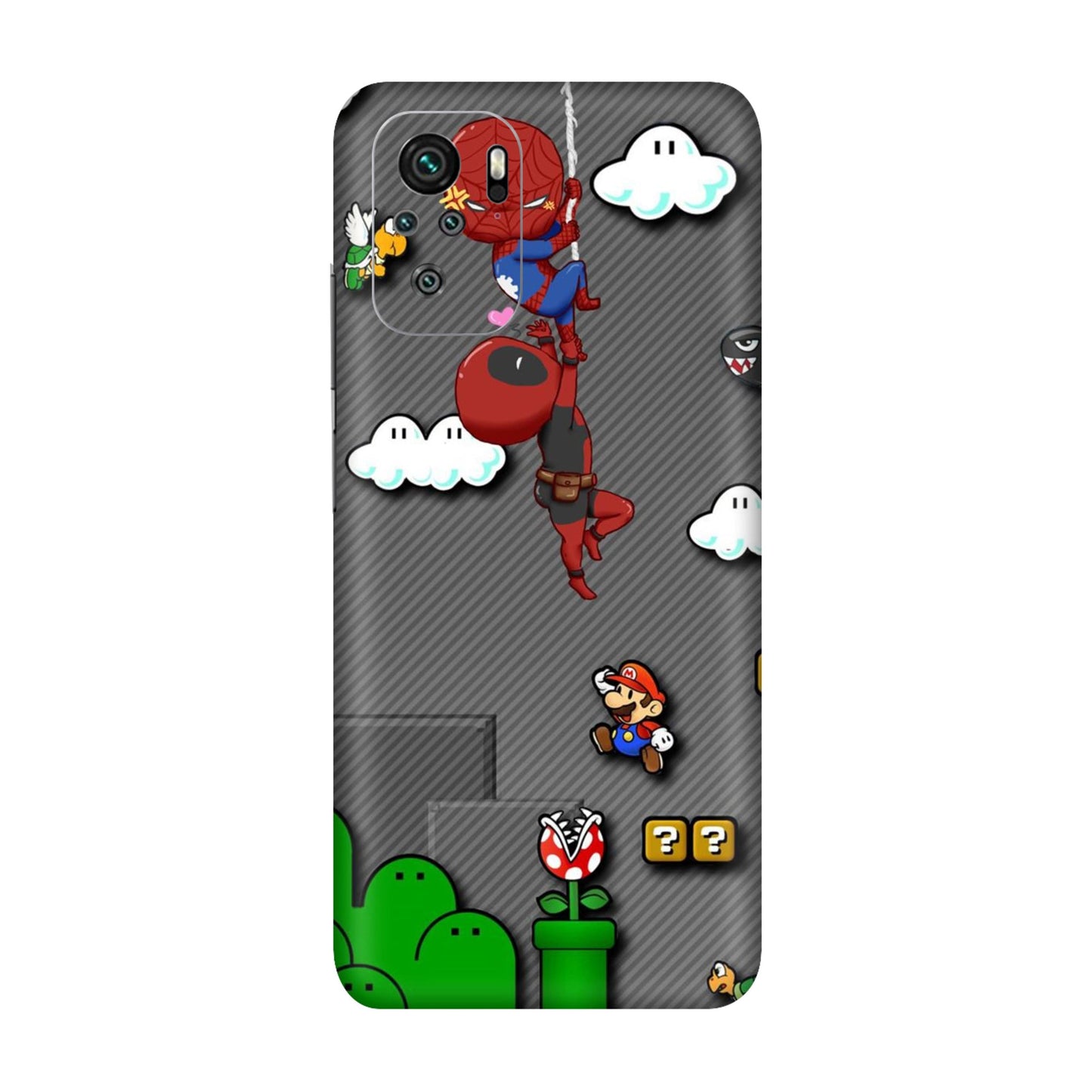 Saiyan Contrast Power Mobile Skin For Redmi Note 10