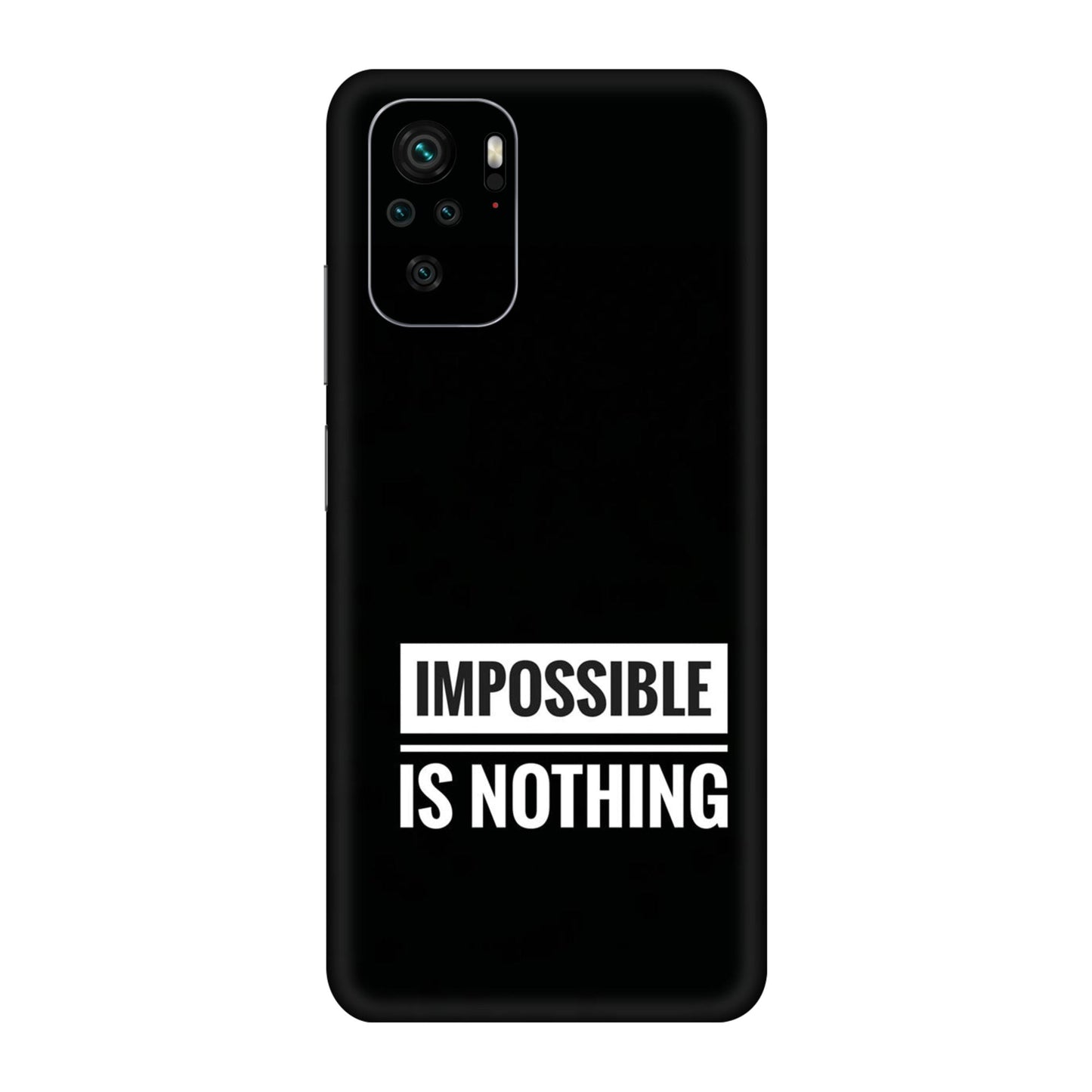 Motivational Text Mobile Skin For Redmi Note 10S