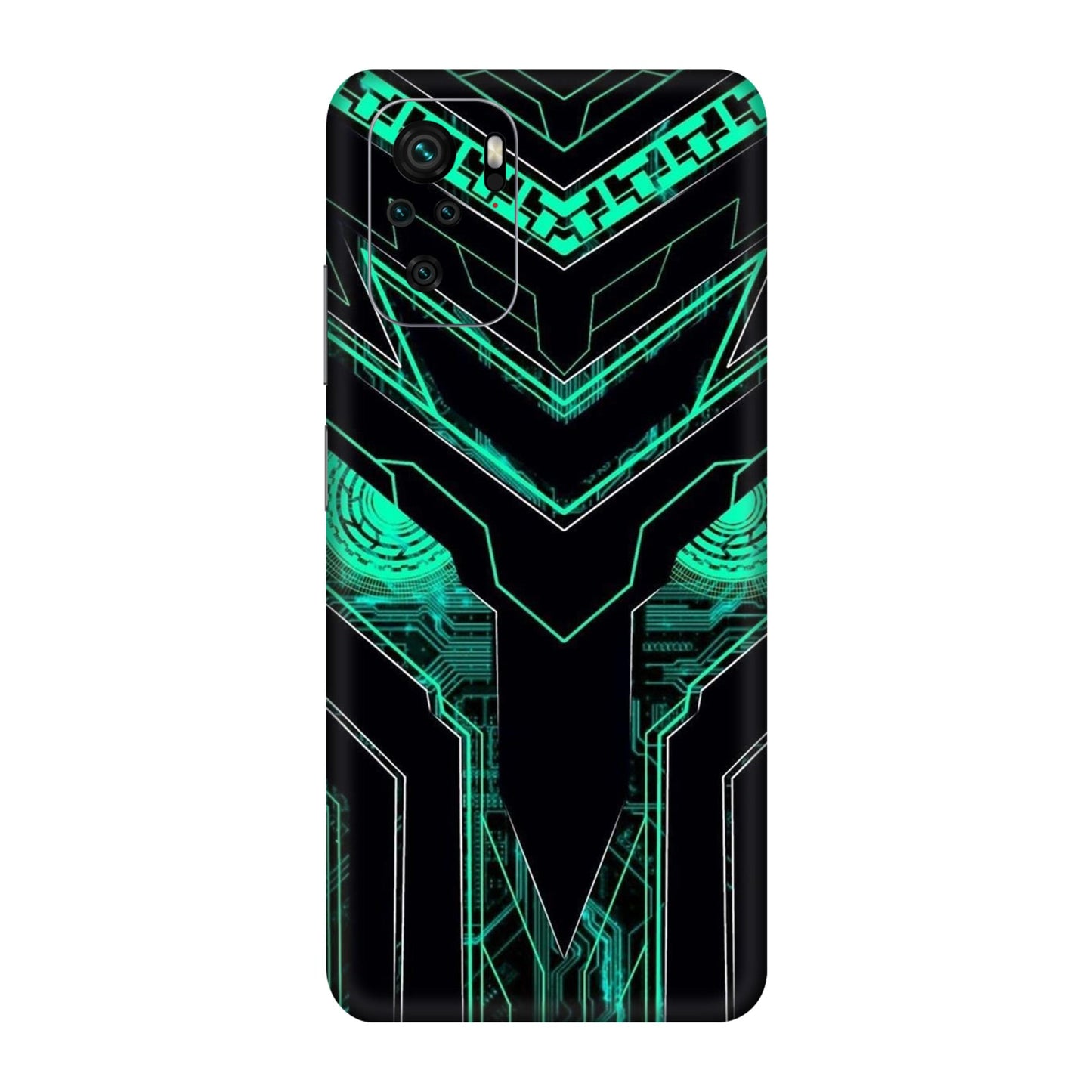 Neon Circuit Predator Mobile Skin For Redmi Note 10S
