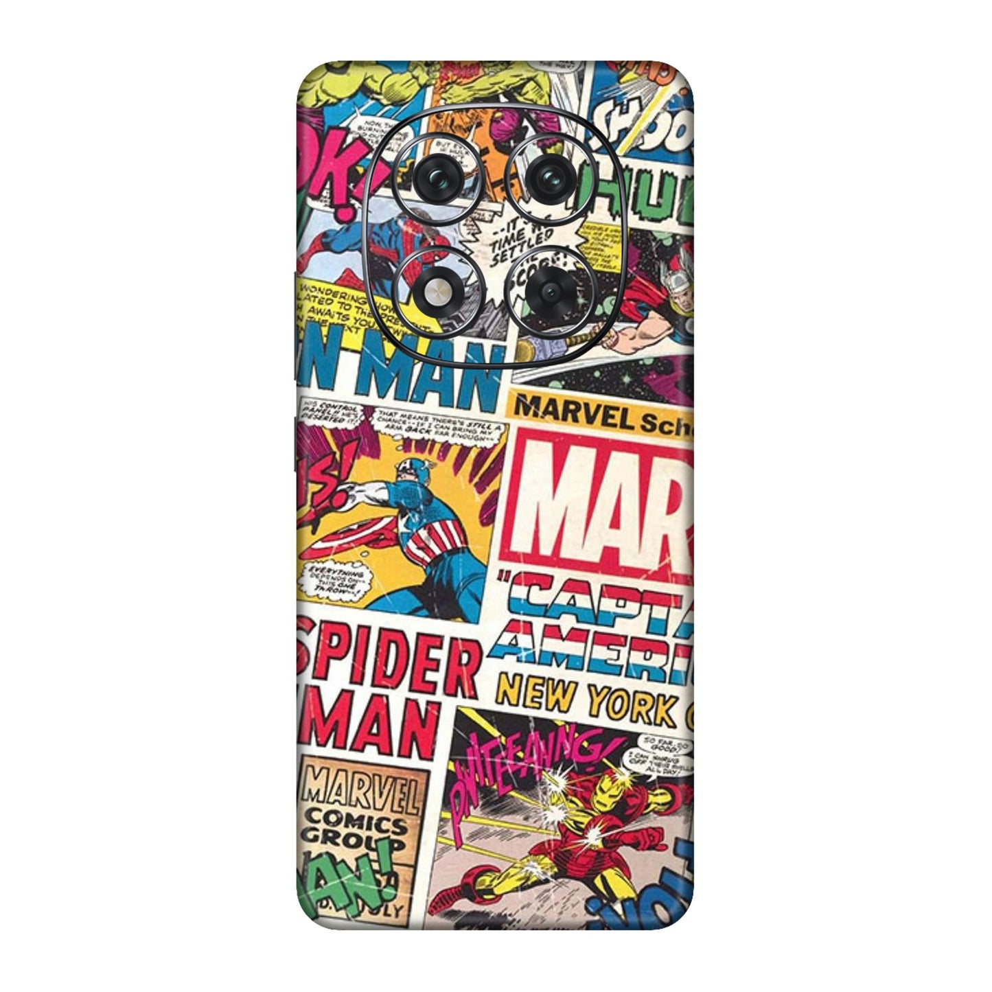 Vintage Marvel Comic Bomb Mobile Skin For Redmi Note 14 Pro 5g